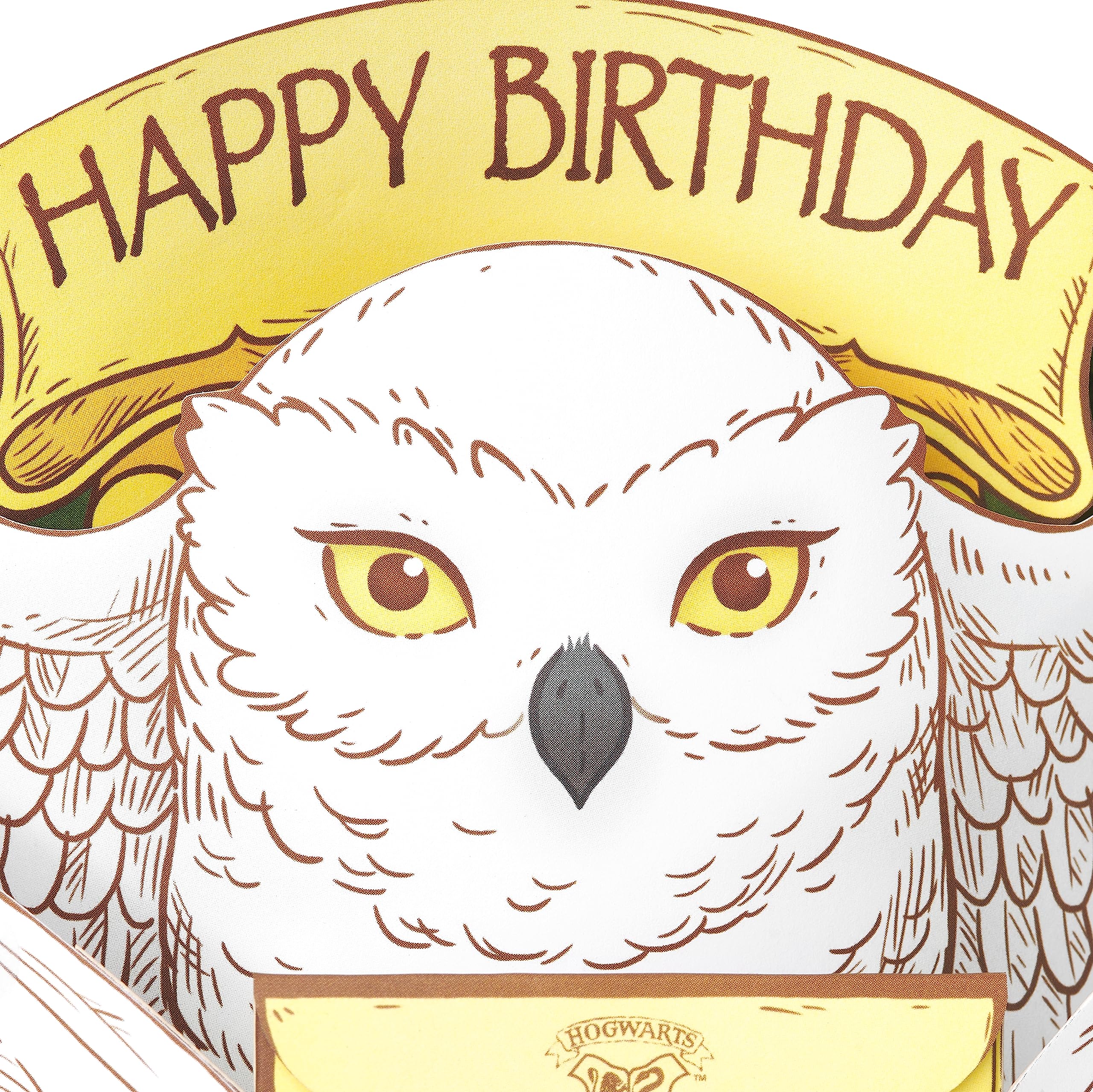 American Greetings Pop Up Harry Potter Hedwig Birthday Card, Fun Secret Birthday Note Included (Filled with Magic!) - Image 7