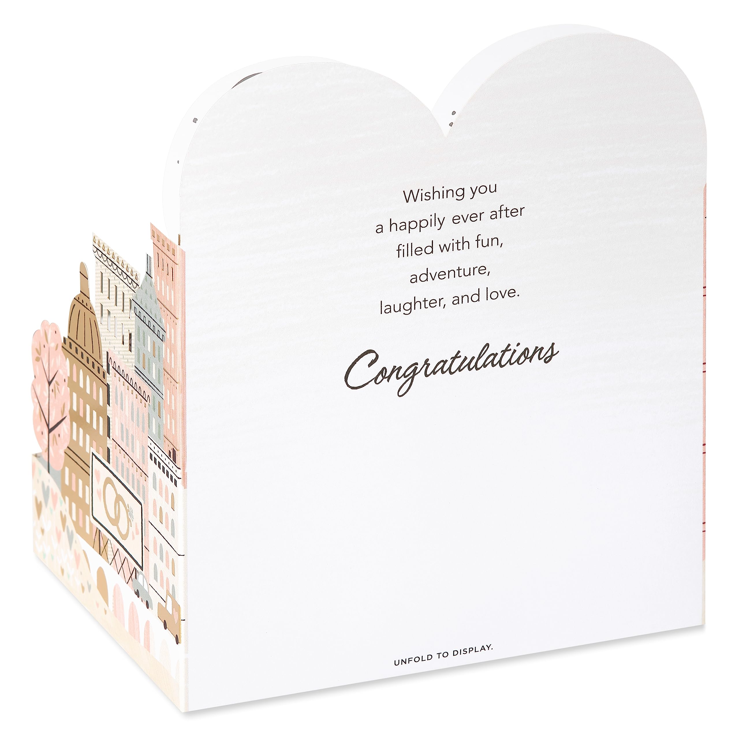 American Greetings Pop Up Wedding Card (Happily Ever After) - Image 2