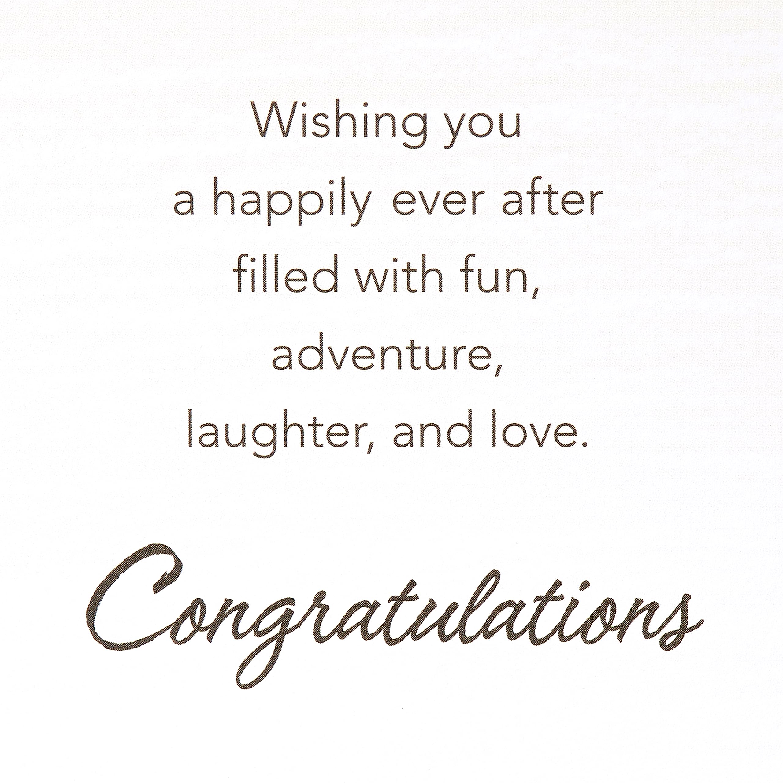American Greetings Pop Up Wedding Card (Happily Ever After) - Image 3