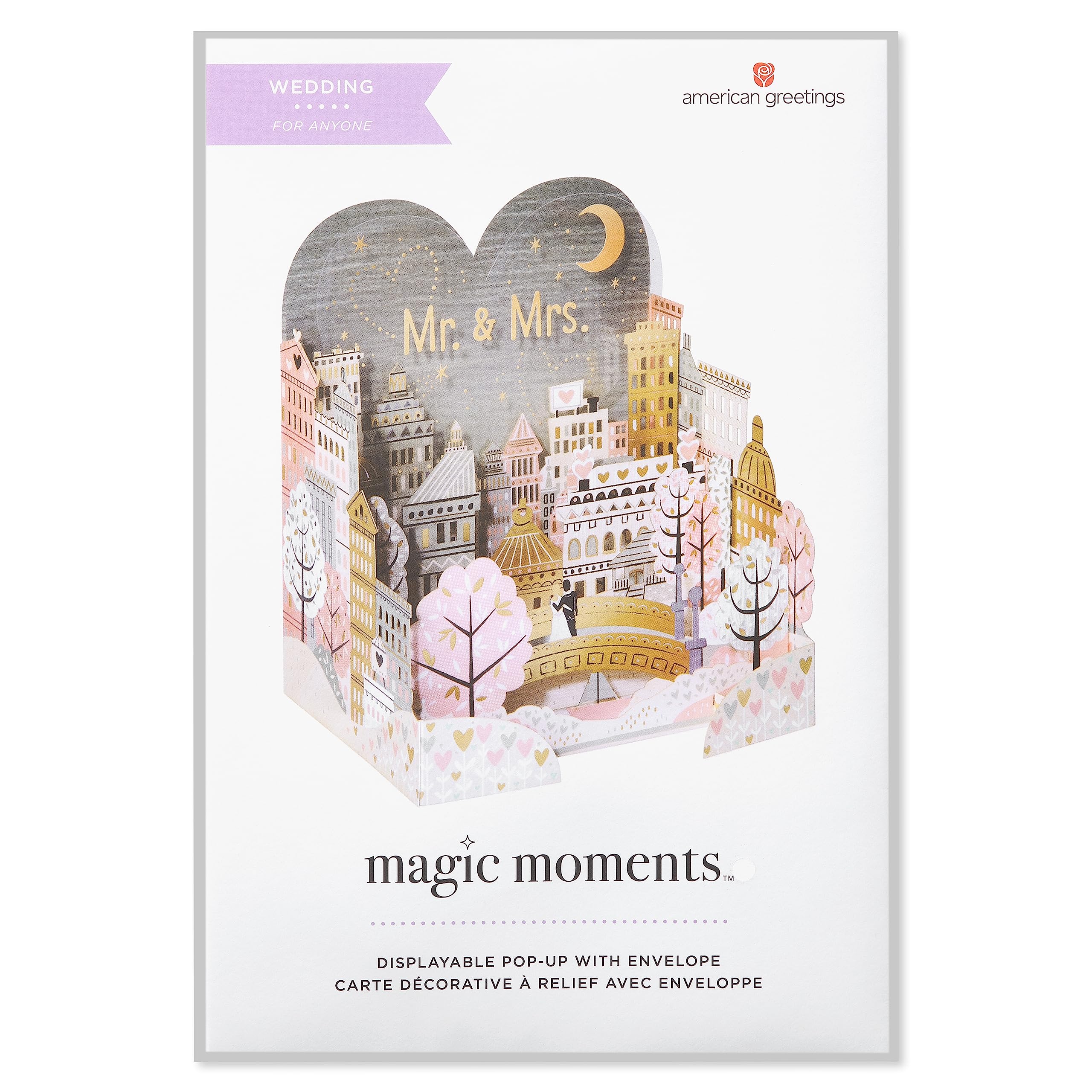American Greetings Pop Up Wedding Card (Happily Ever After) - Image 7