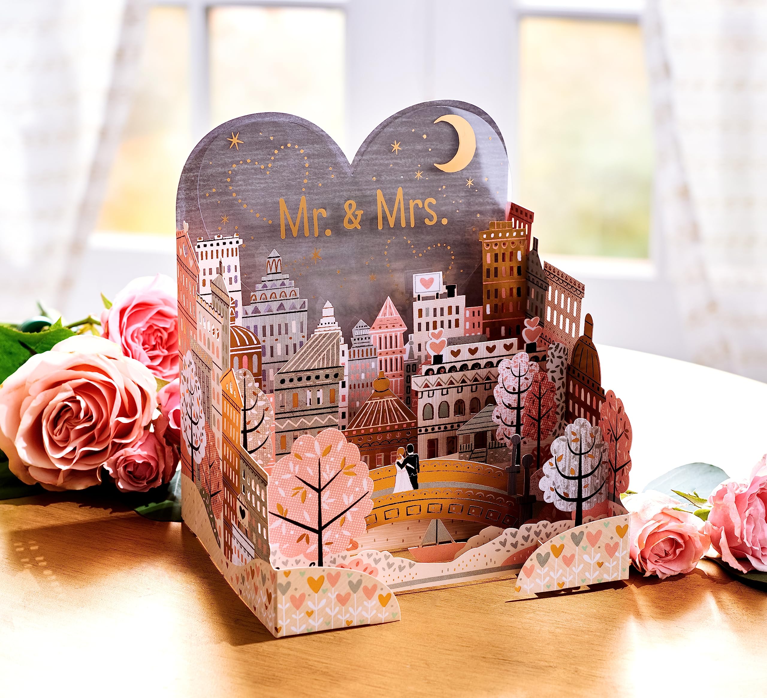 American Greetings Pop Up Wedding Card (Happily Ever After) - Image 8