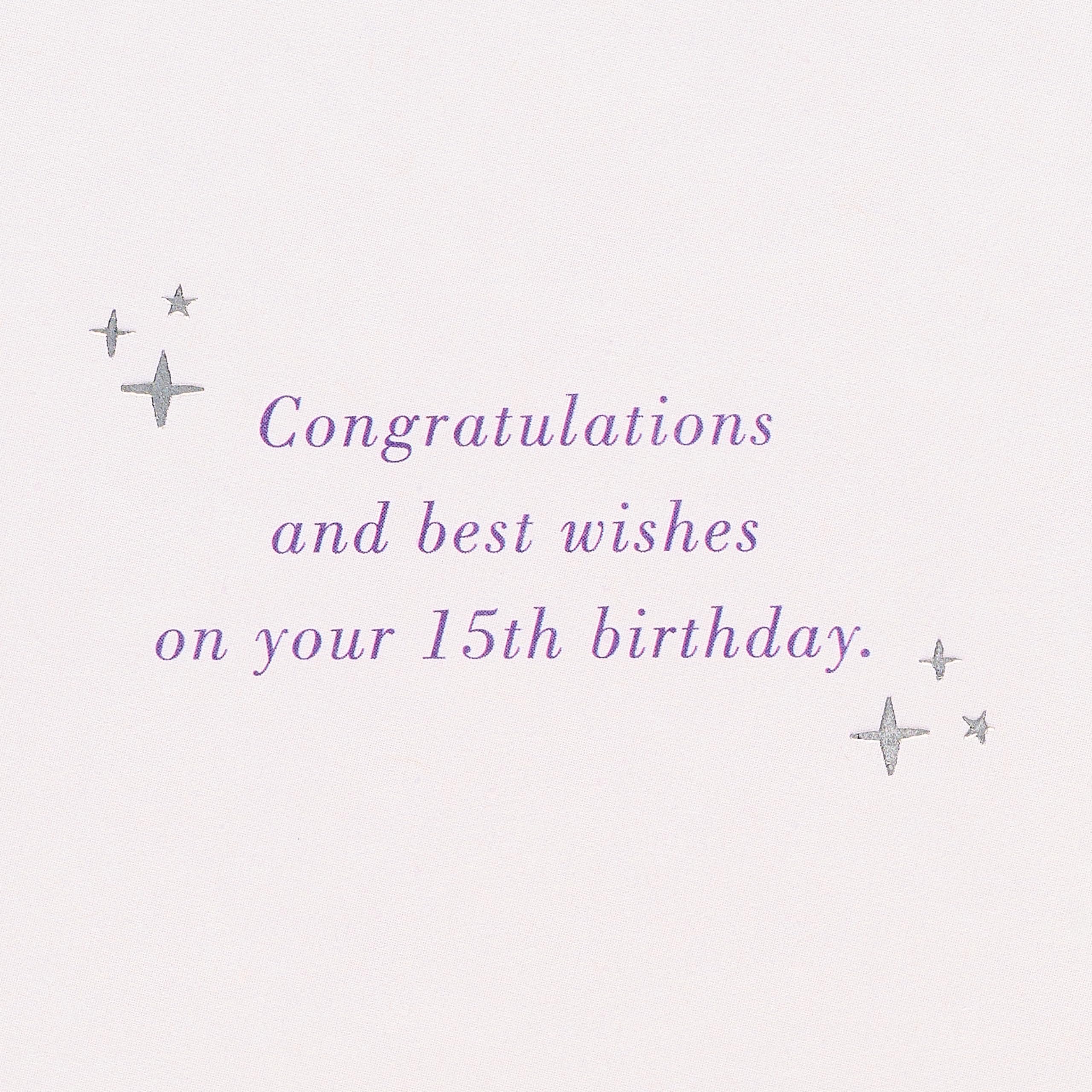 American Greetings Quinceañera Card (Most Beautiful Things) - Image 3