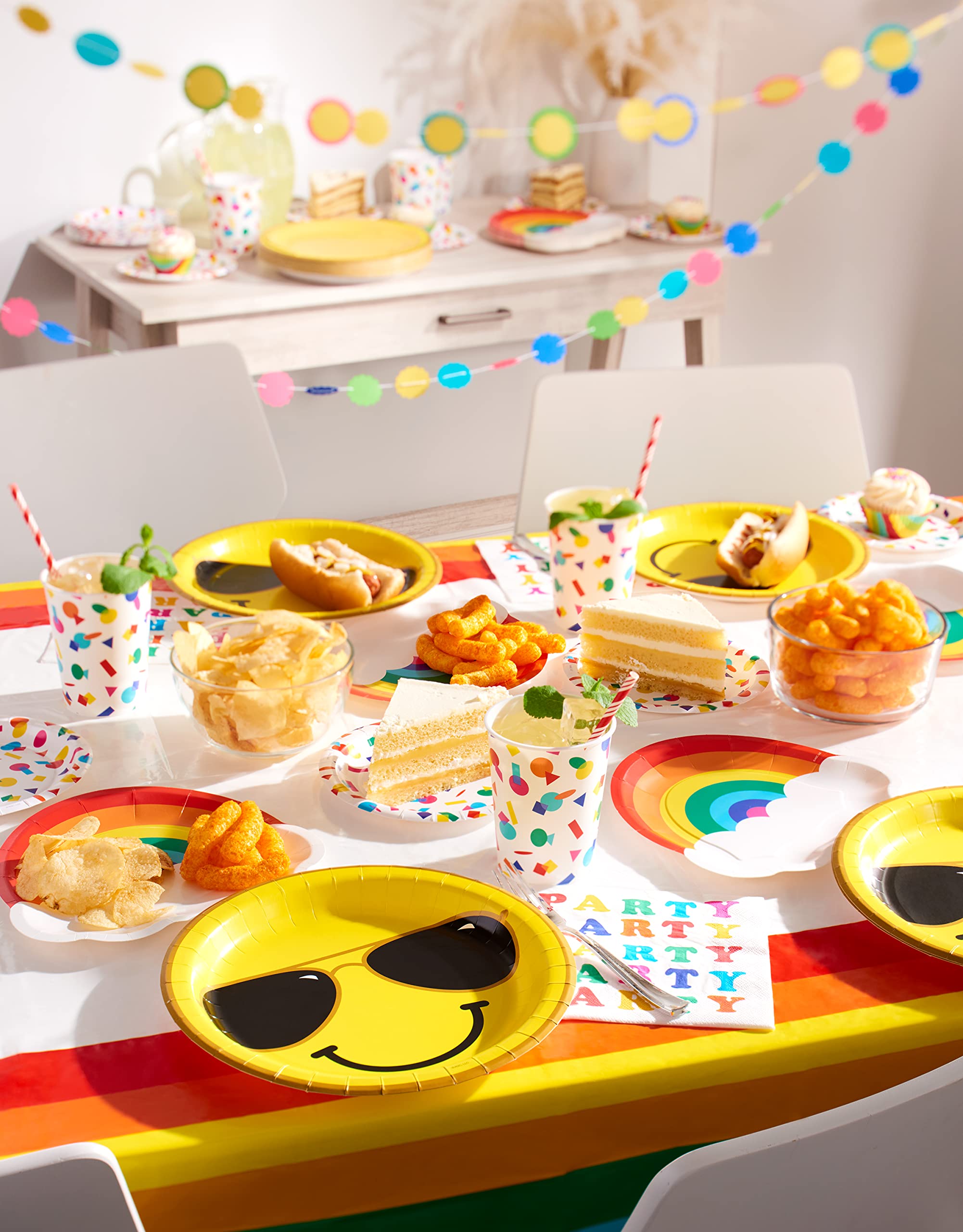 American Greetings Rainbow Party Supplies, 16 oz. Cups (8-Count) - Image 3