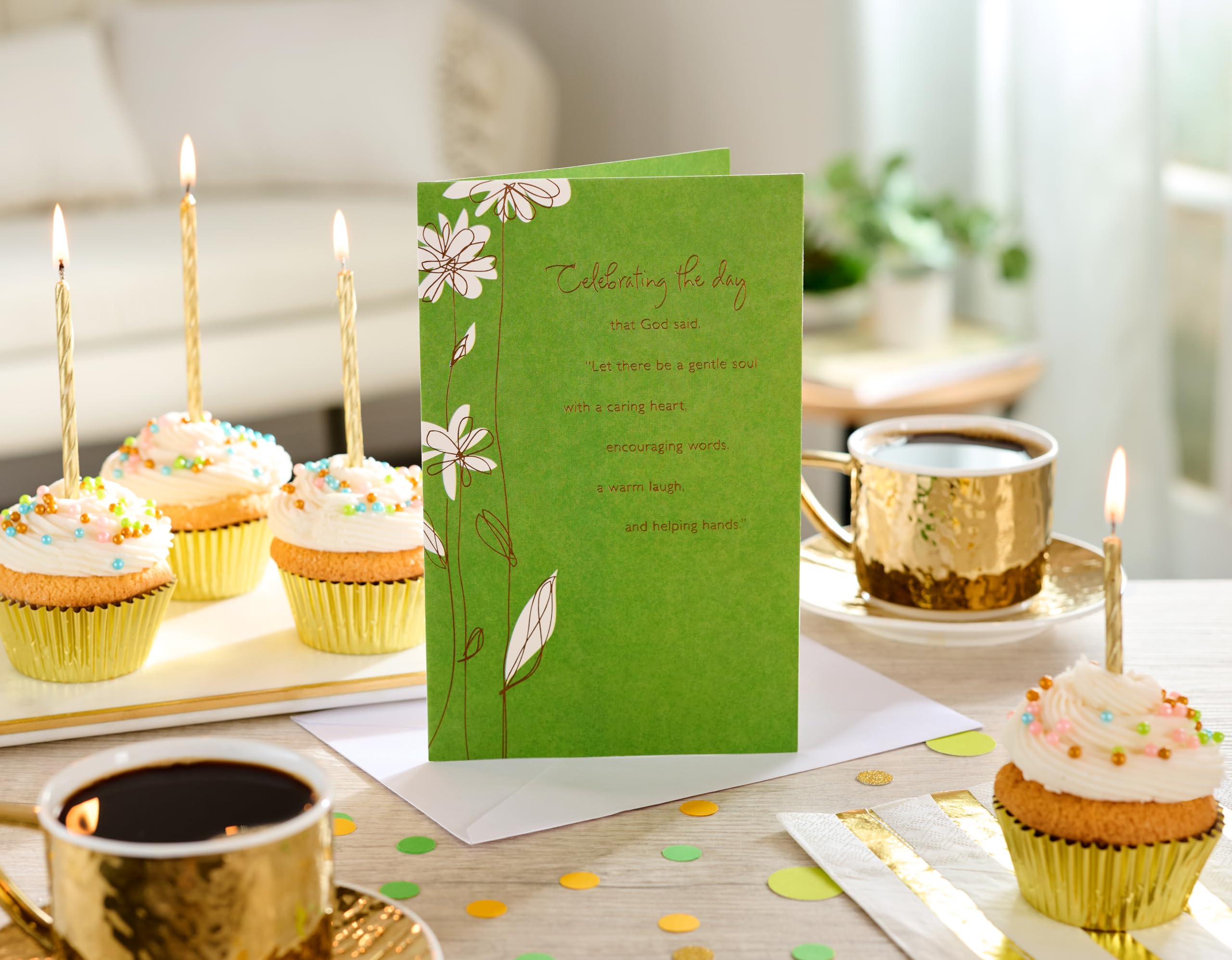 American Greetings Religious Birthday Card (A Gentle Soul) - Image 6