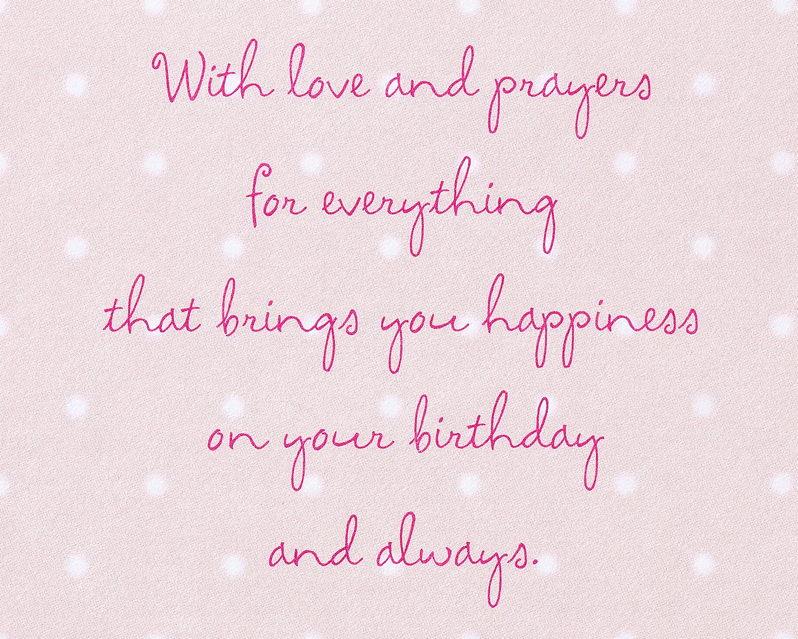 American Greetings Religious Birthday Card for Her (Birthday Blessing) - Image 3