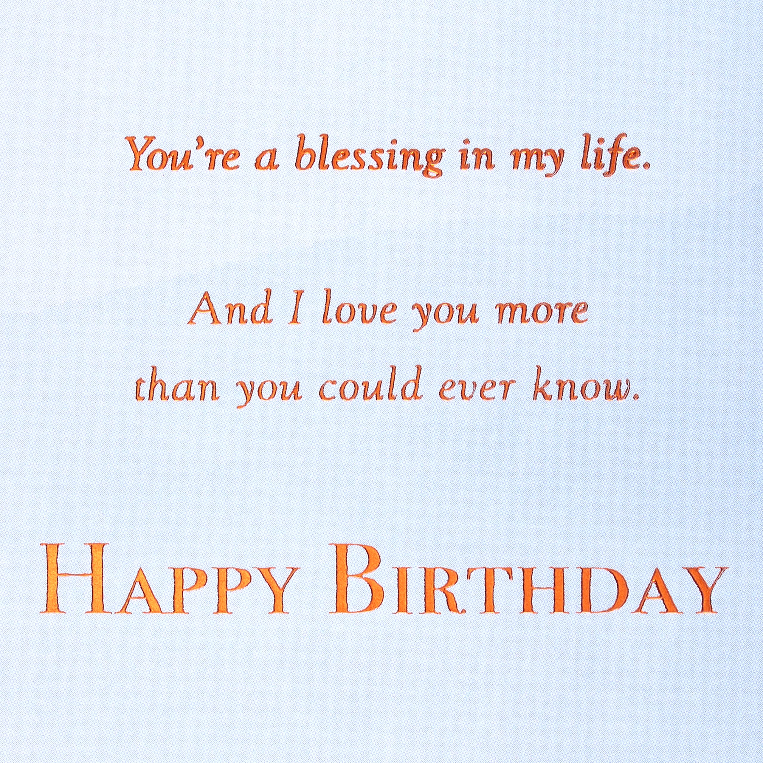 American Greetings Religious Birthday Card for Son (Blessing In My Life) - Image 4