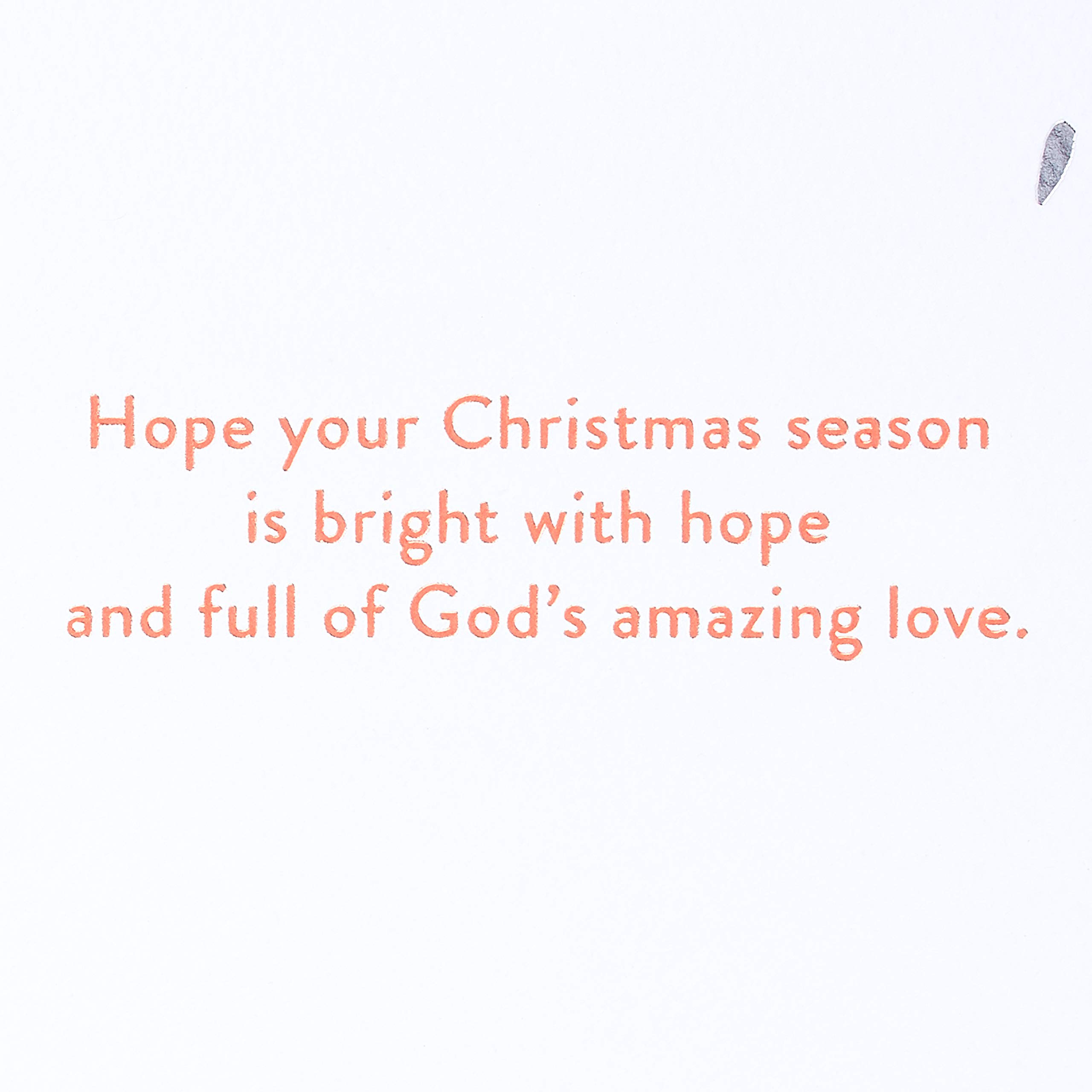 American Greetings Religious Christmas Card (God's Amazing Love) - Image 3
