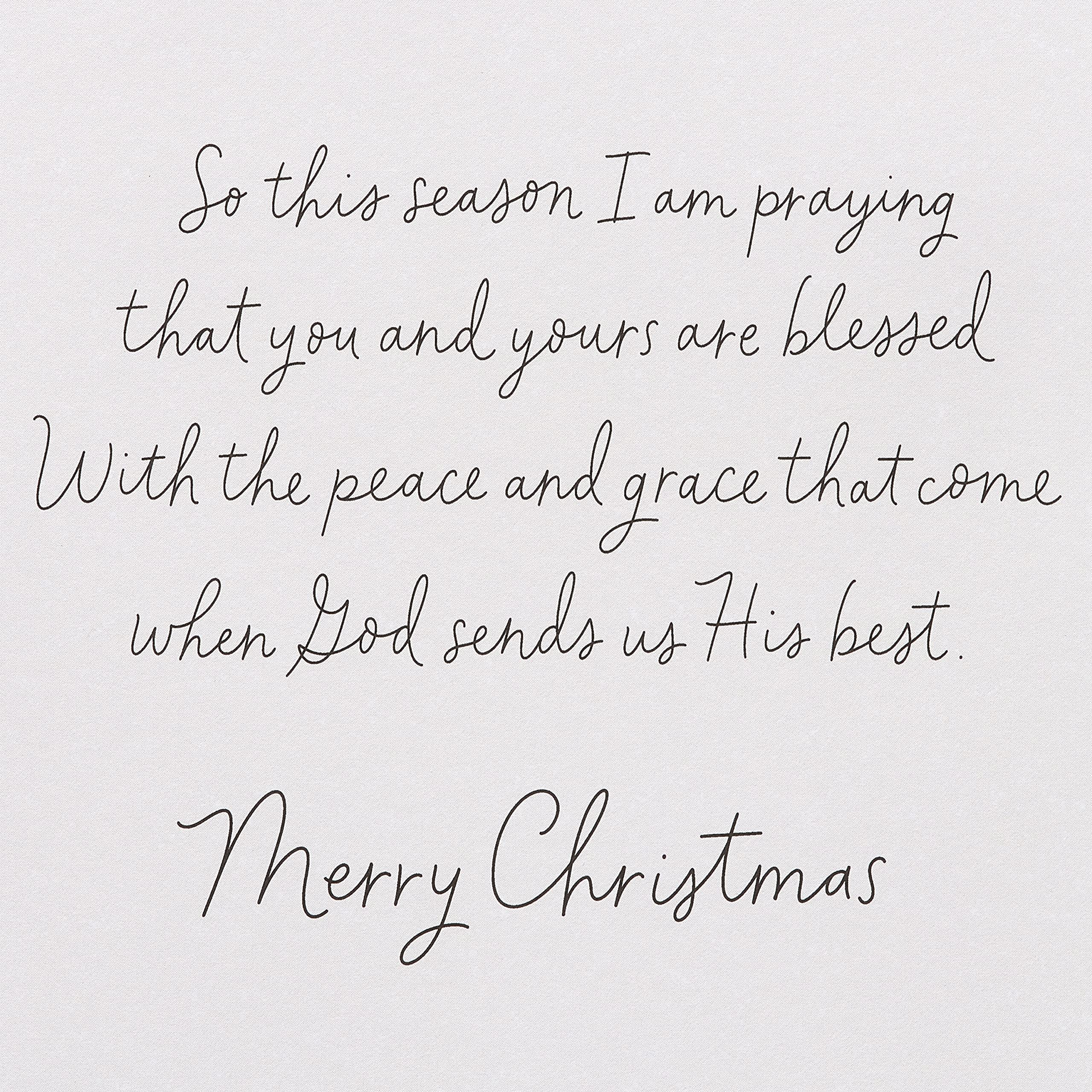 American Greetings Religious Christmas Card (I Thank God for Your Kindness) - Image 3