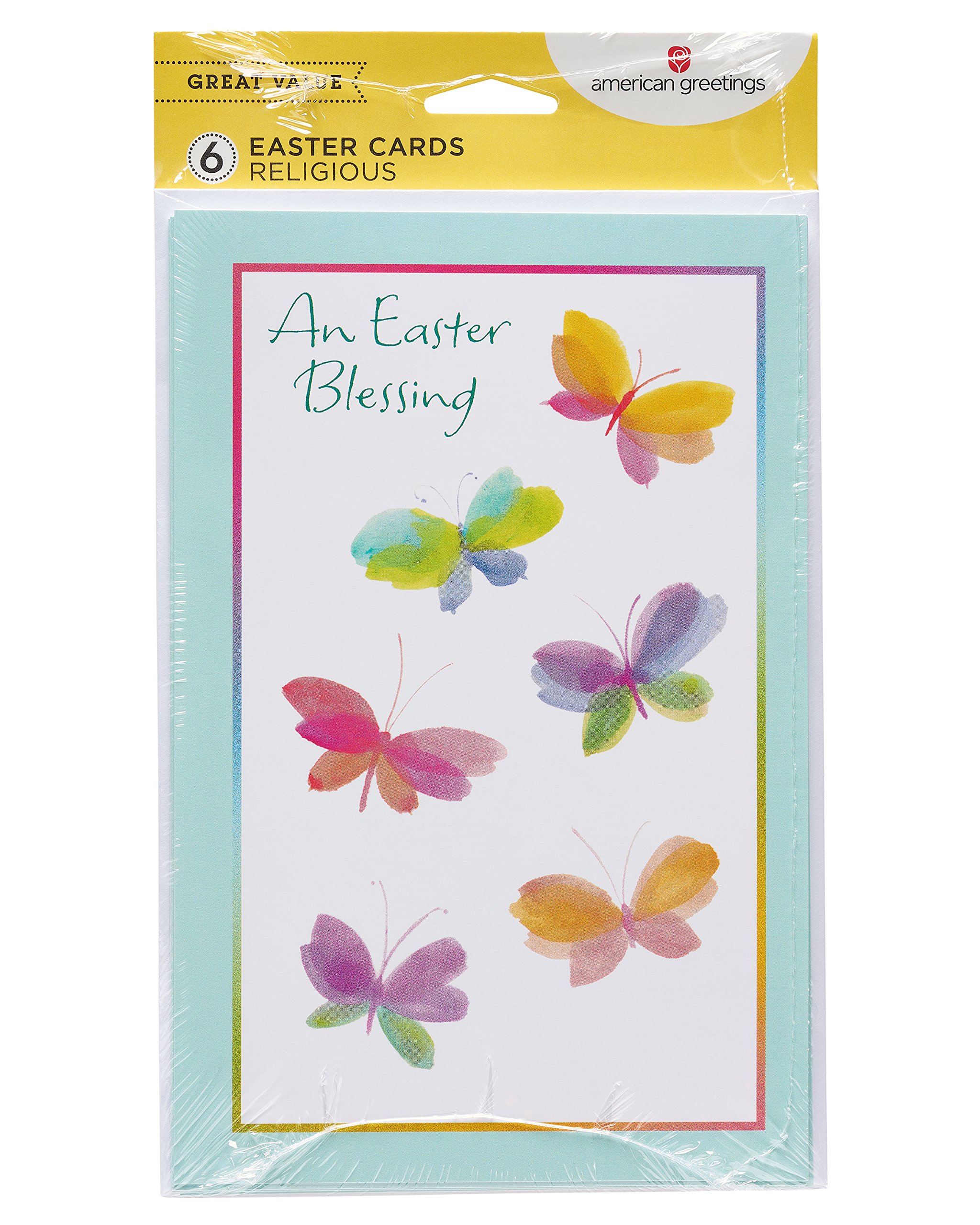 American Greetings Religious Easter Cards with Envelopes, Peace Shall Be With You (6-Count) - Image 3