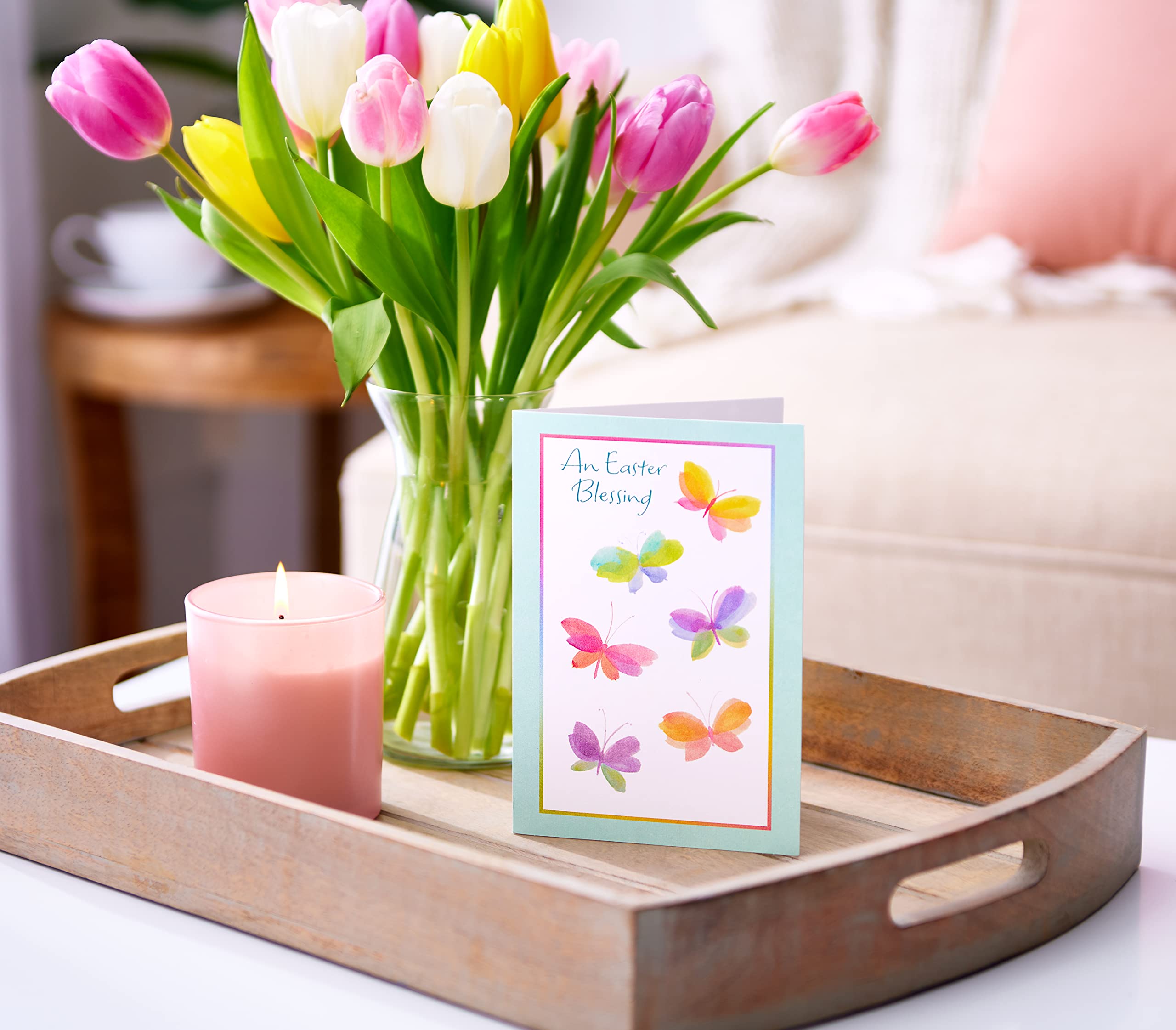 American Greetings Religious Easter Cards with Envelopes, Peace Shall Be With You (6-Count) - Image 6