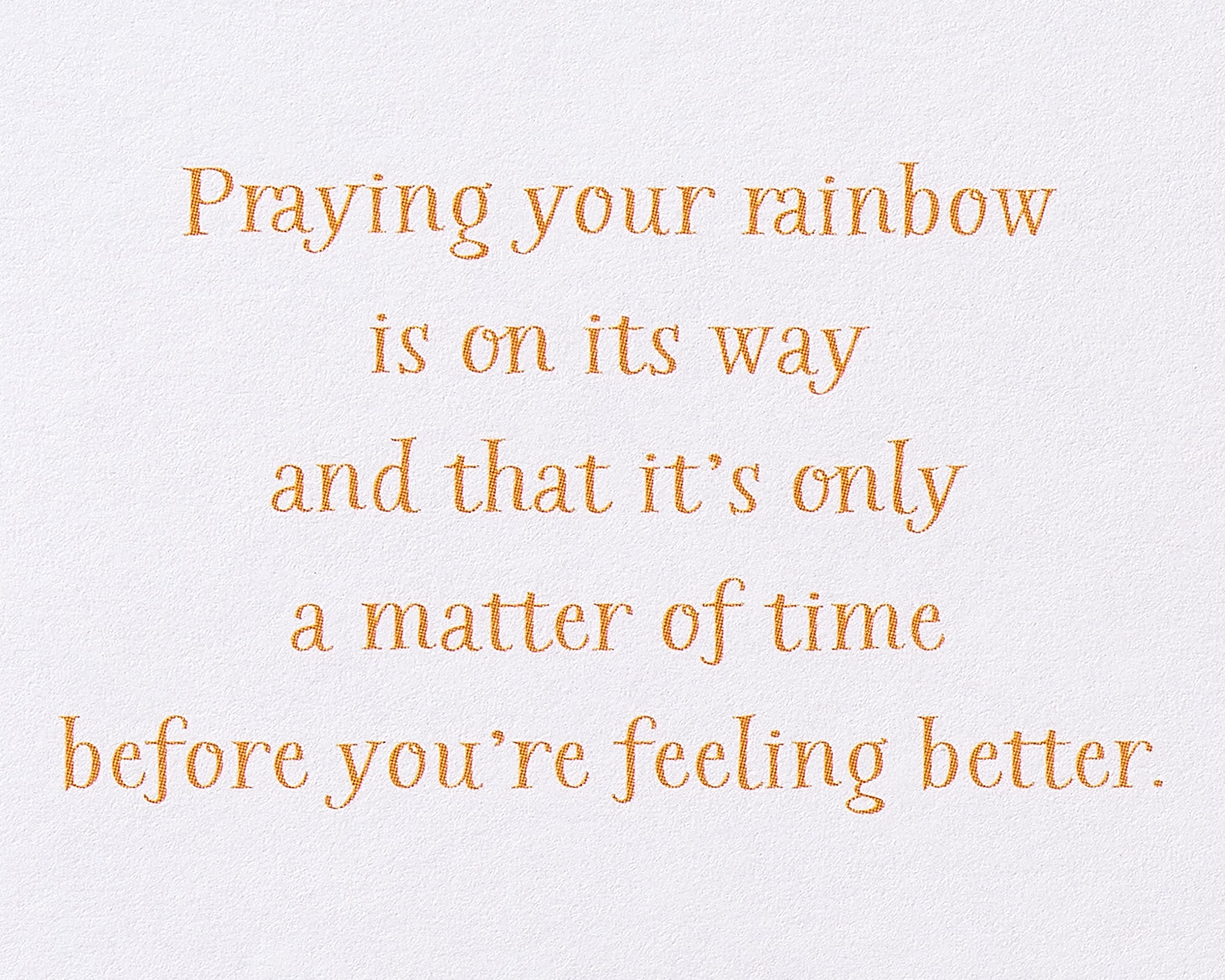 American Greetings Religious Get Well Soon Card (Bright Endings) - Image 3