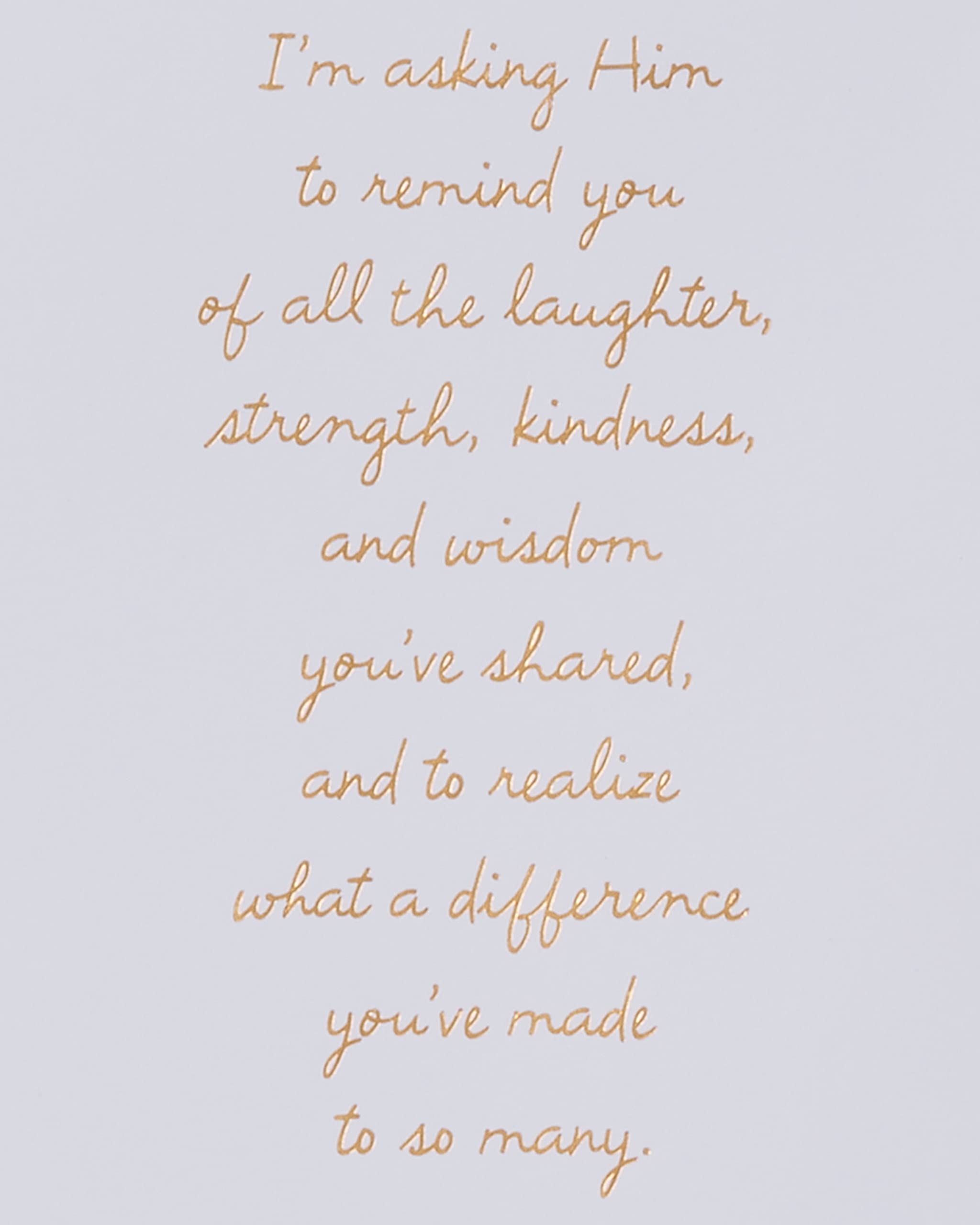 American Greetings Religious Mothers Day Card for Mom (A Difference You've Made) - Image 3