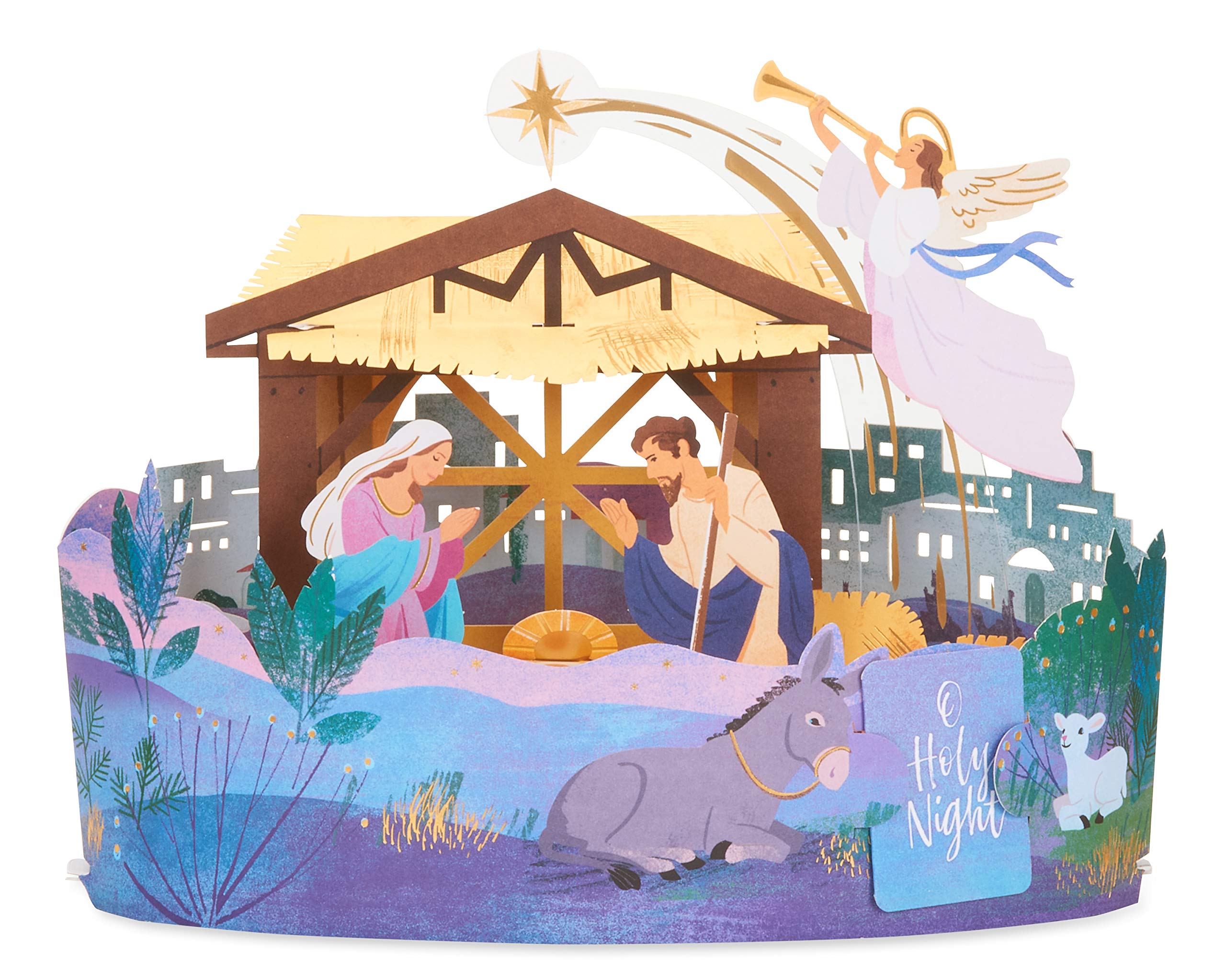 American Greetings Religious Pop Up Christmas Card (Miracle of Christmas) - Image 4