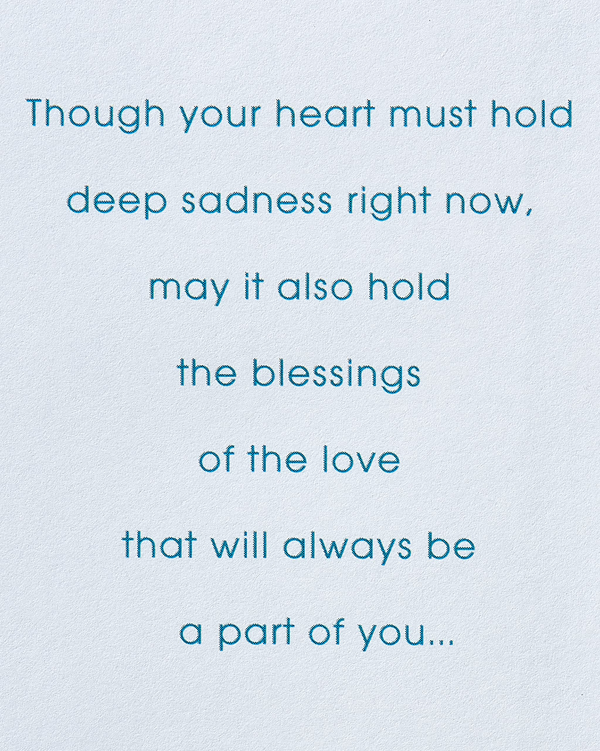 American Greetings Religious Sympathy Card (Faith, Hope, and Love) - Image 3