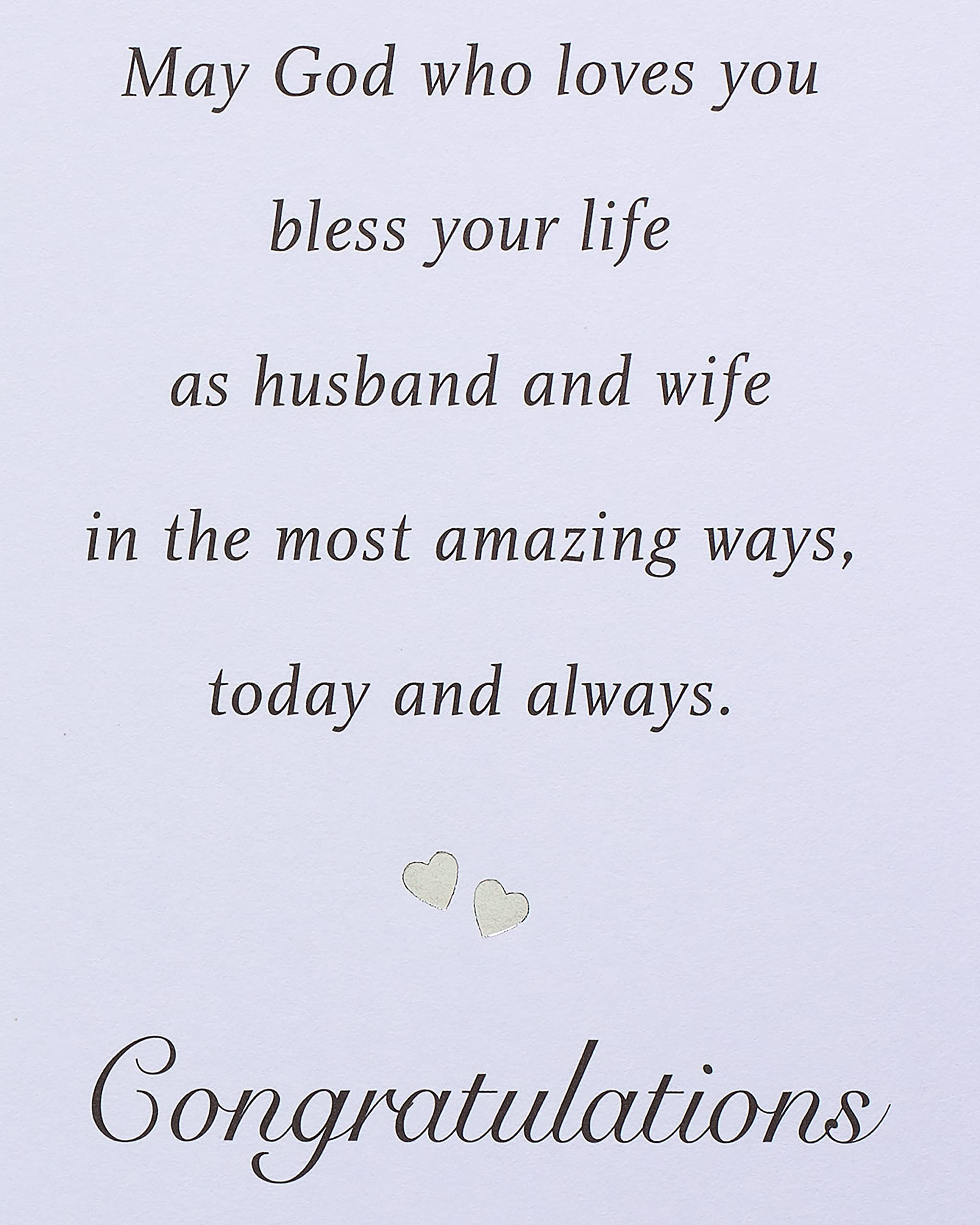 American Greetings Religious Wedding Card (Special Couple) - Image 4