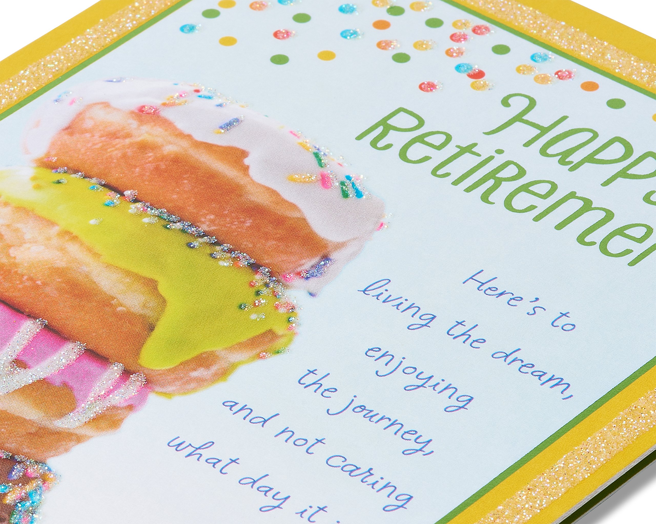 American Greetings Retirement Card (Doughnuts, Sweet Life) - Image 4