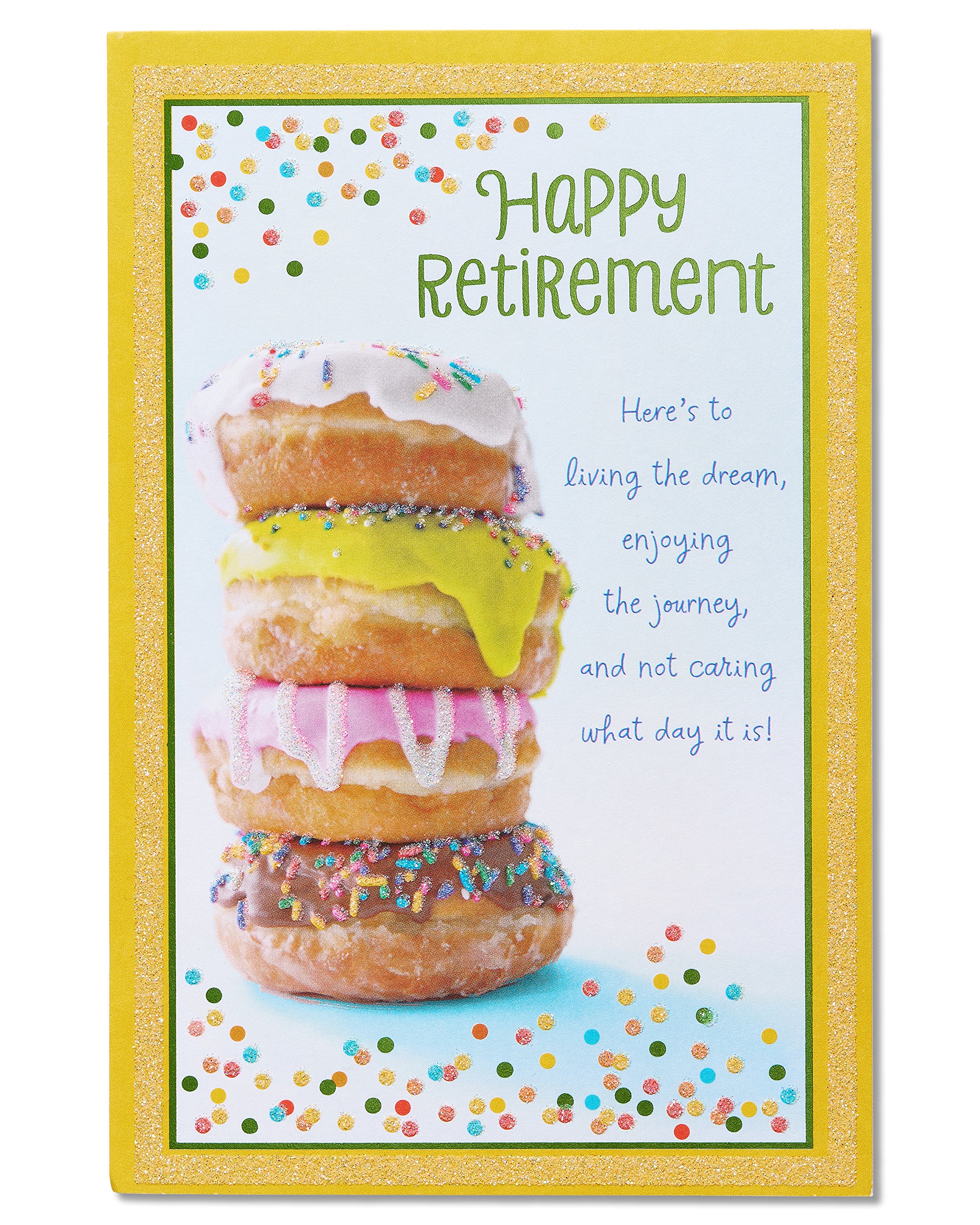 American Greetings Retirement Card (Doughnuts, Sweet Life) - Image 5