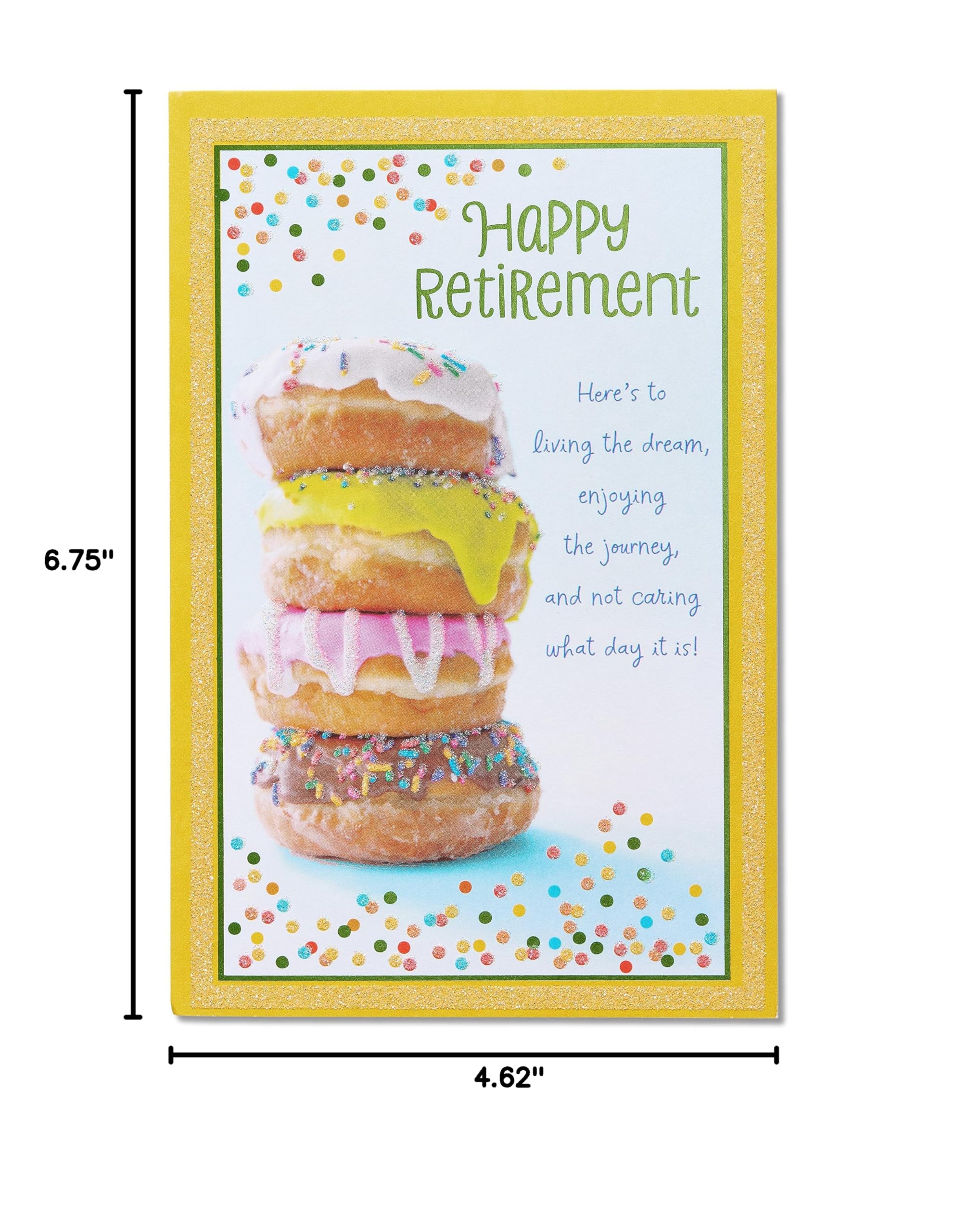 American Greetings Retirement Card (Doughnuts, Sweet Life) - Image 7