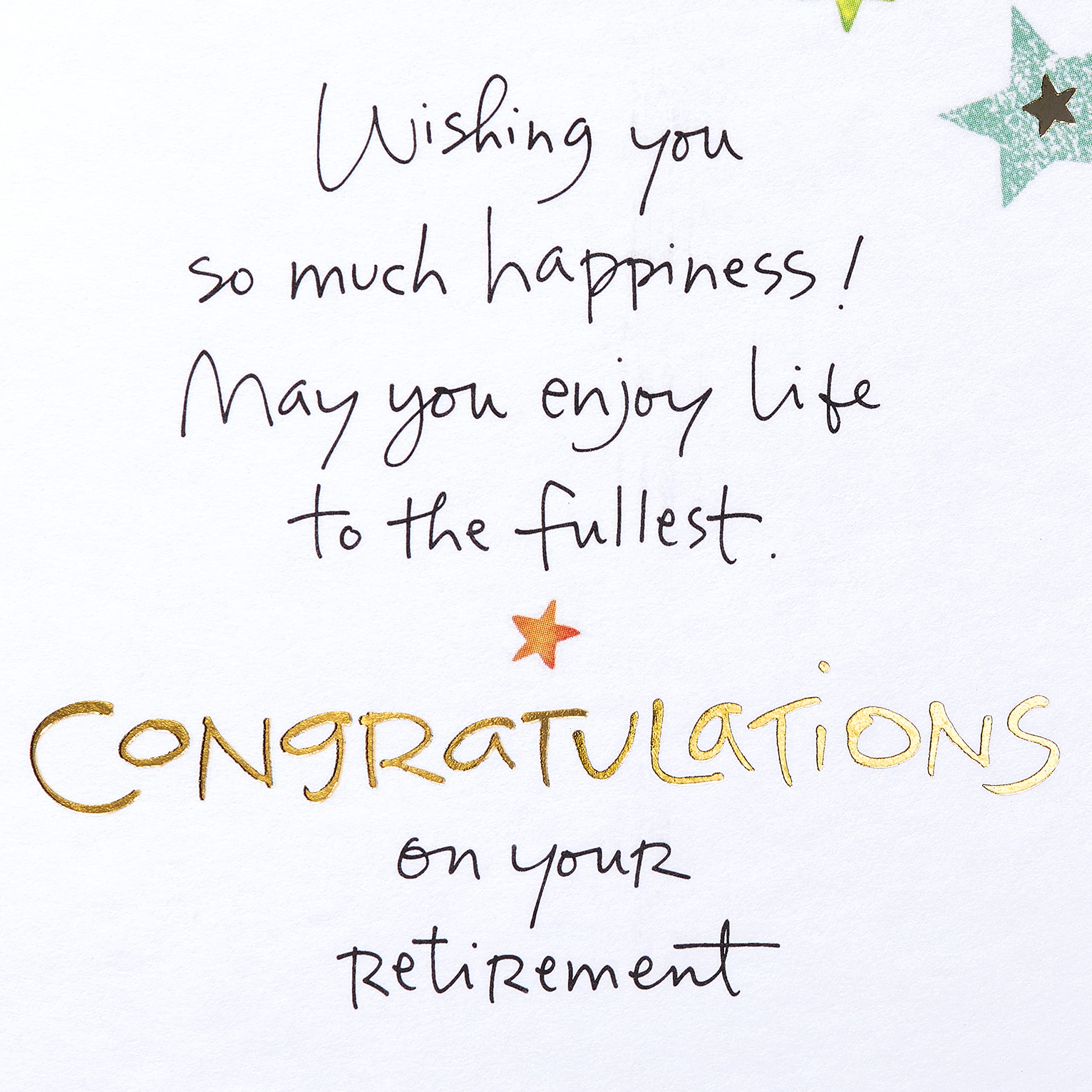 American Greetings Retirement Card (Enjoy Life) - Image 3
