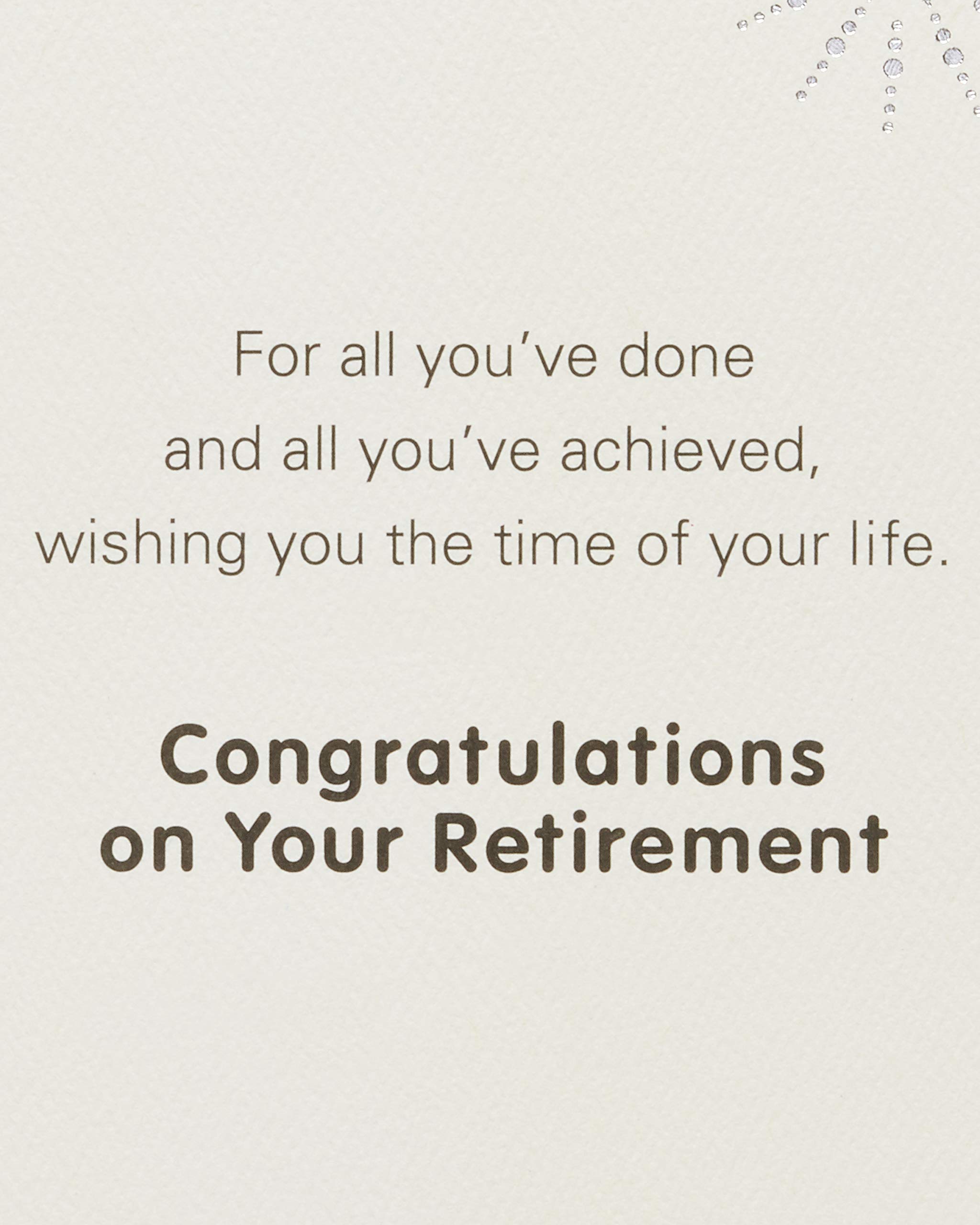 American Greetings Retirement Card (Time of Your Life) - Image 3
