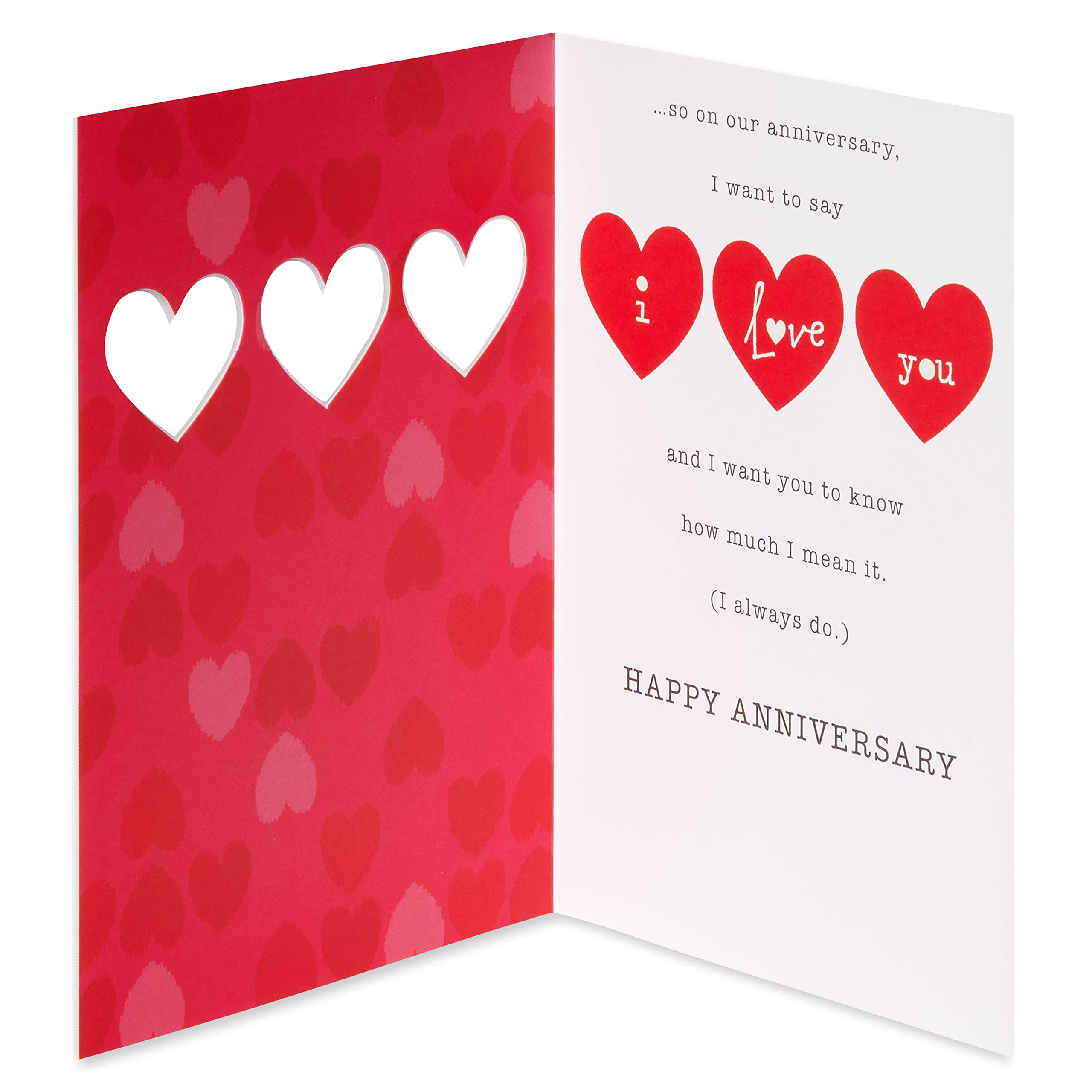 American Greetings Romantic Anniversary Card (I Love You) - Image 2