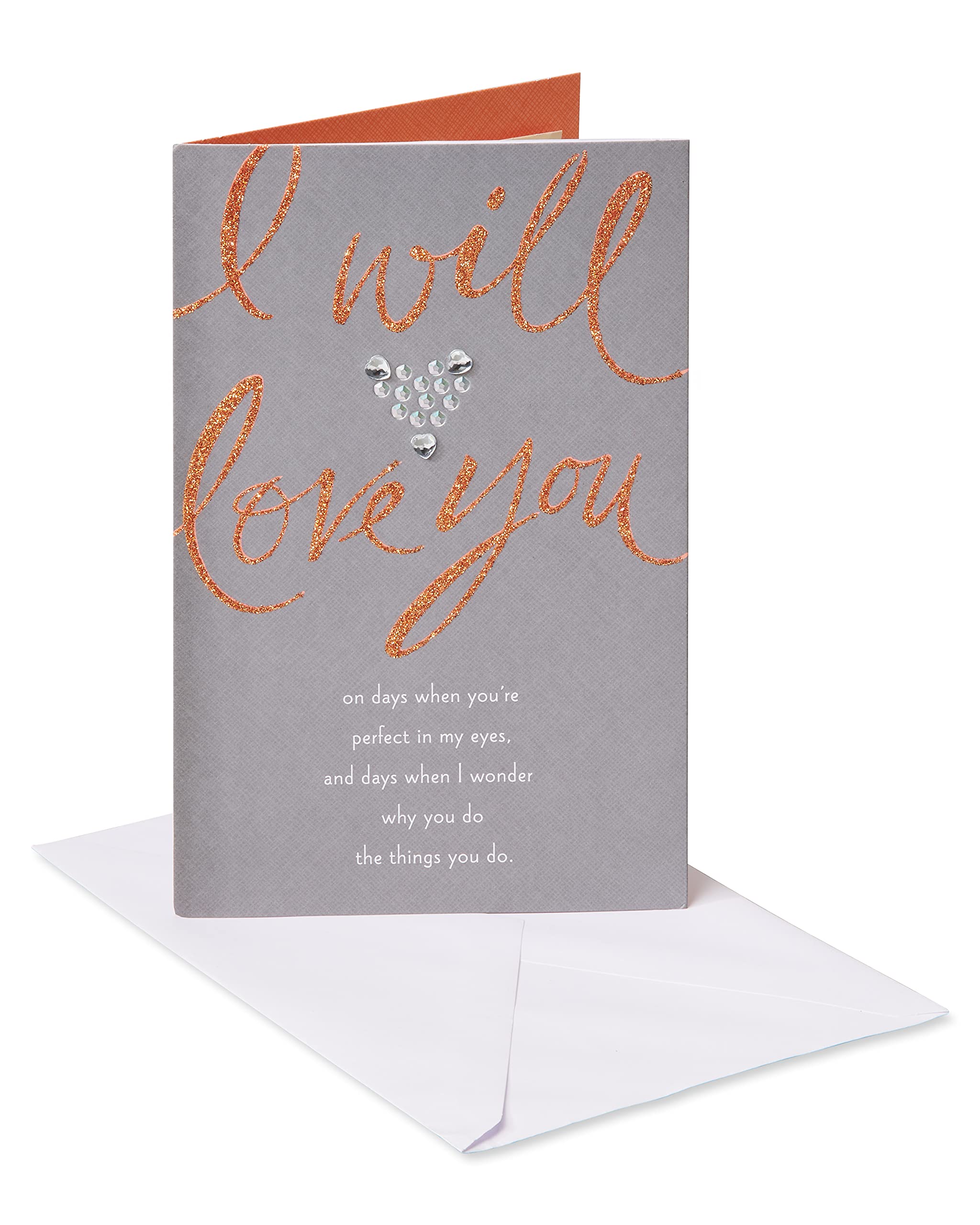 American Greetings Romantic Anniversary Card (I Will)