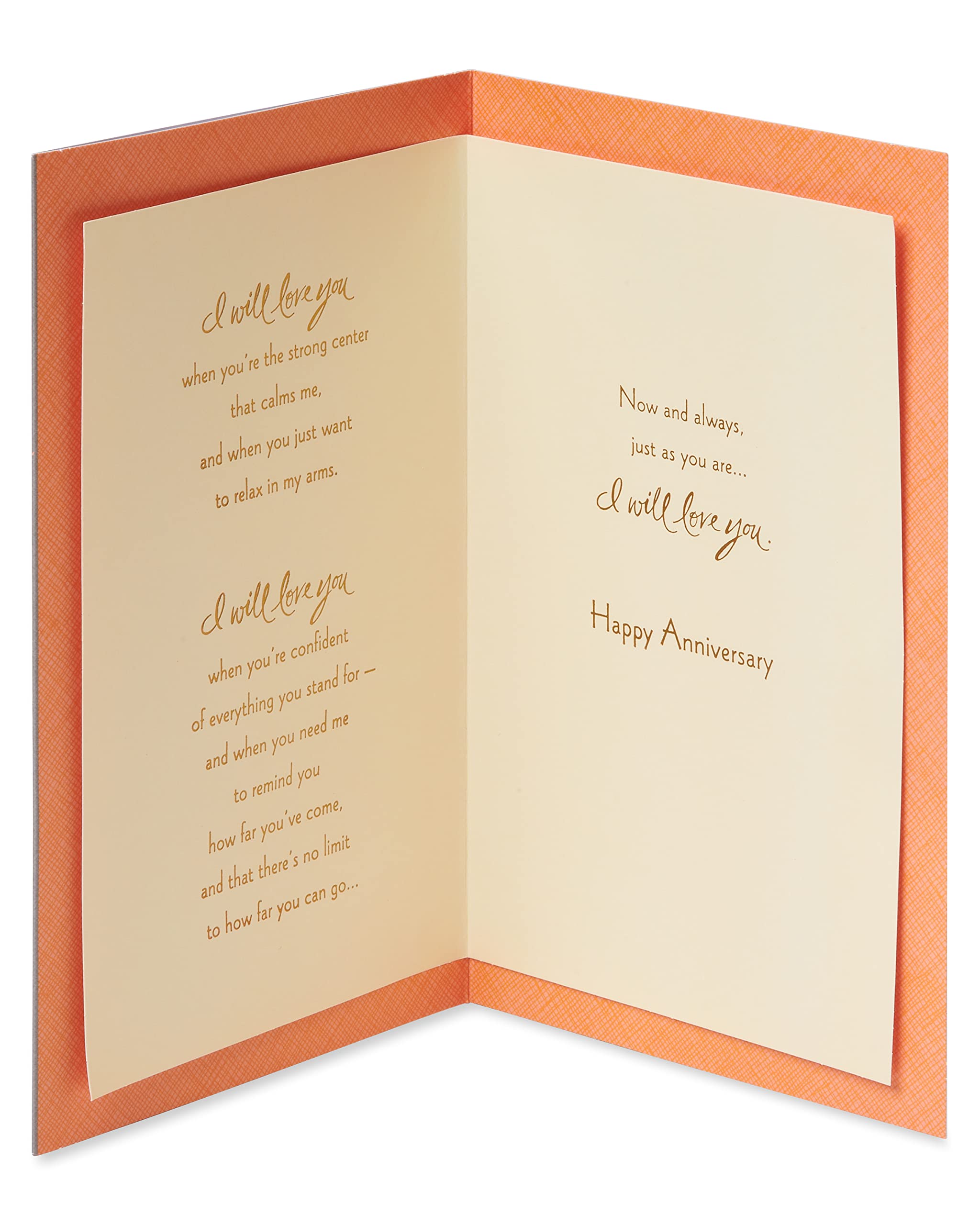 American Greetings Romantic Anniversary Card (I Will) - Image 2