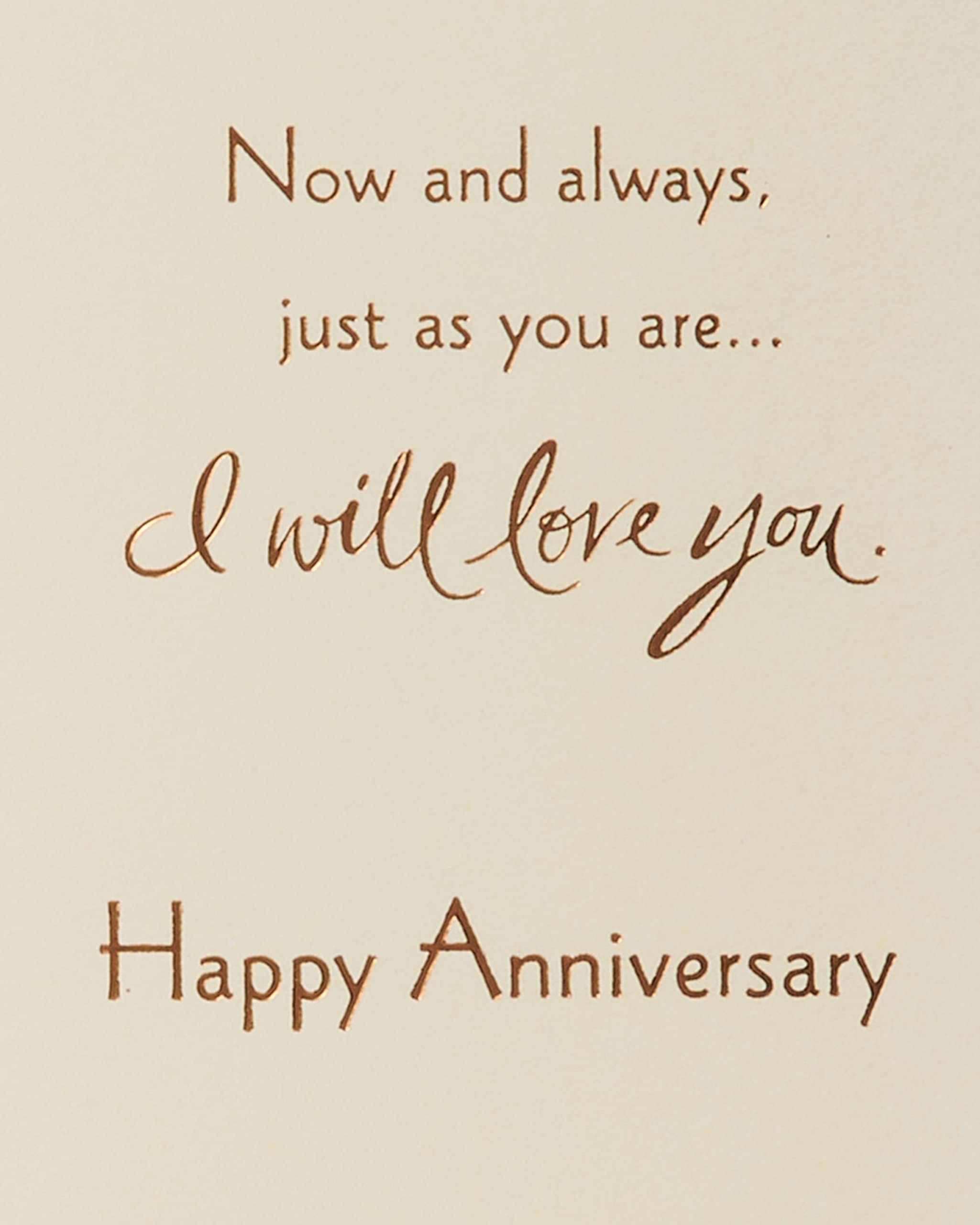 American Greetings Romantic Anniversary Card (I Will) - Image 4