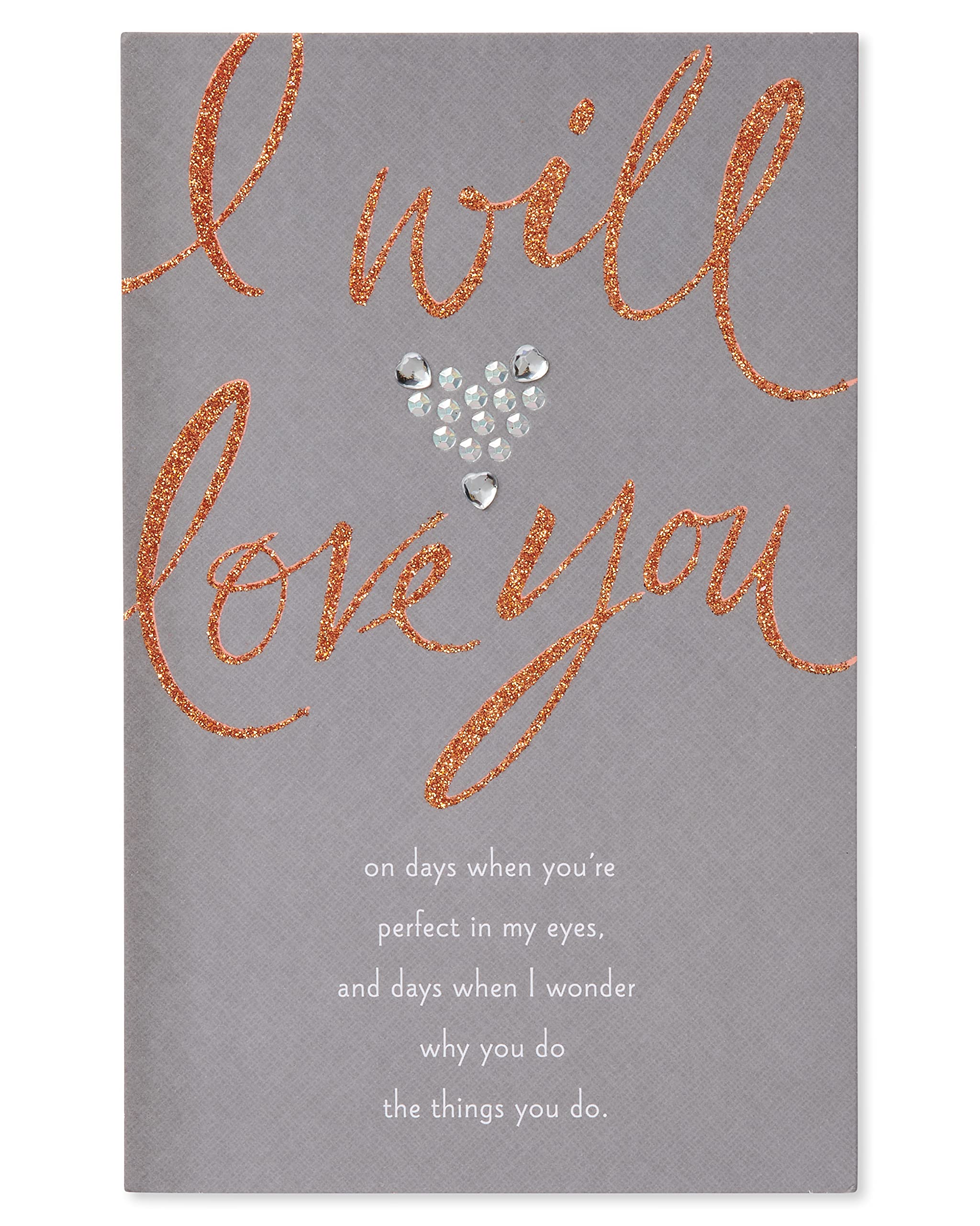 American Greetings Romantic Anniversary Card (I Will) - Image 5