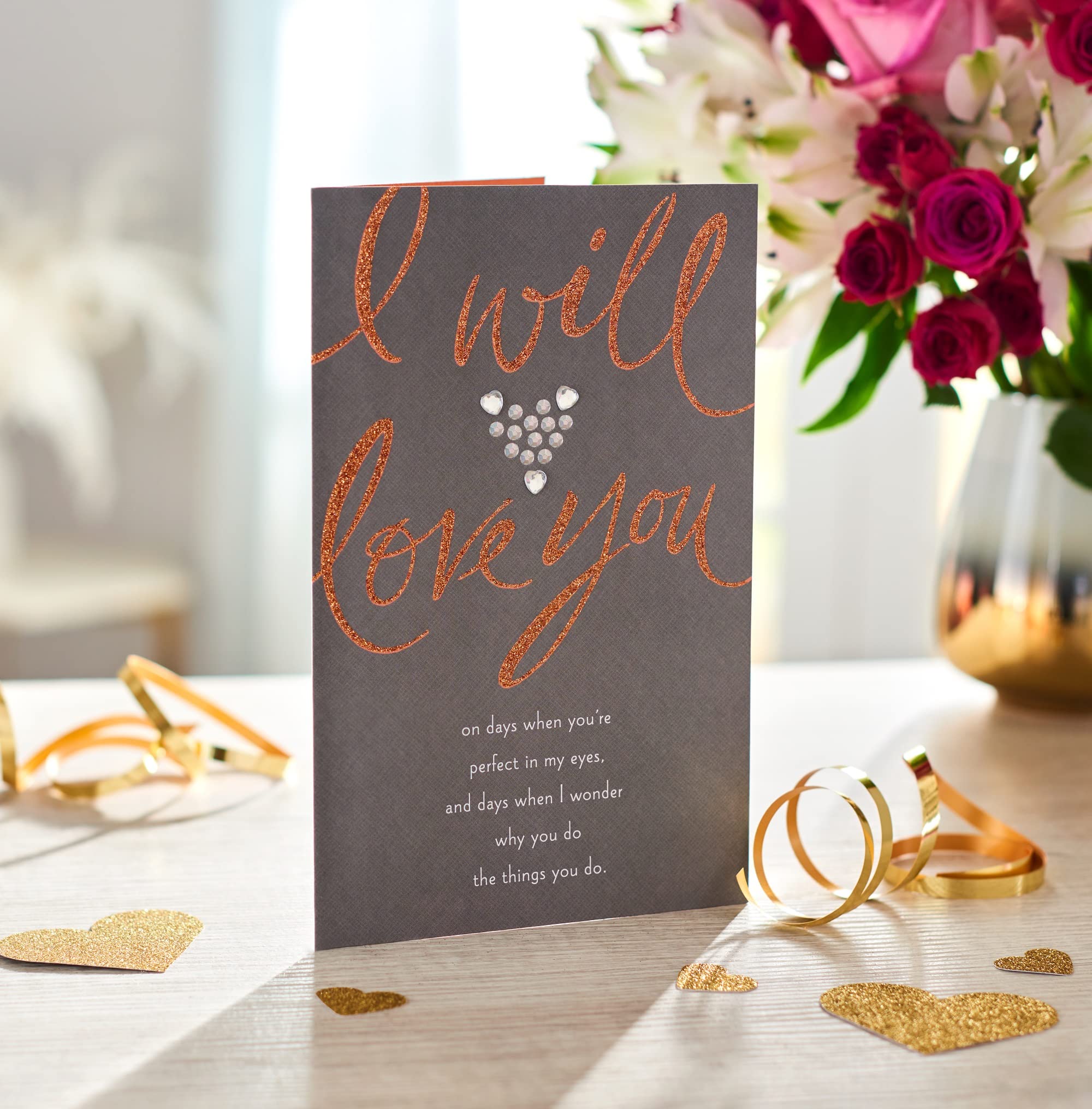 American Greetings Romantic Anniversary Card (I Will) - Image 7