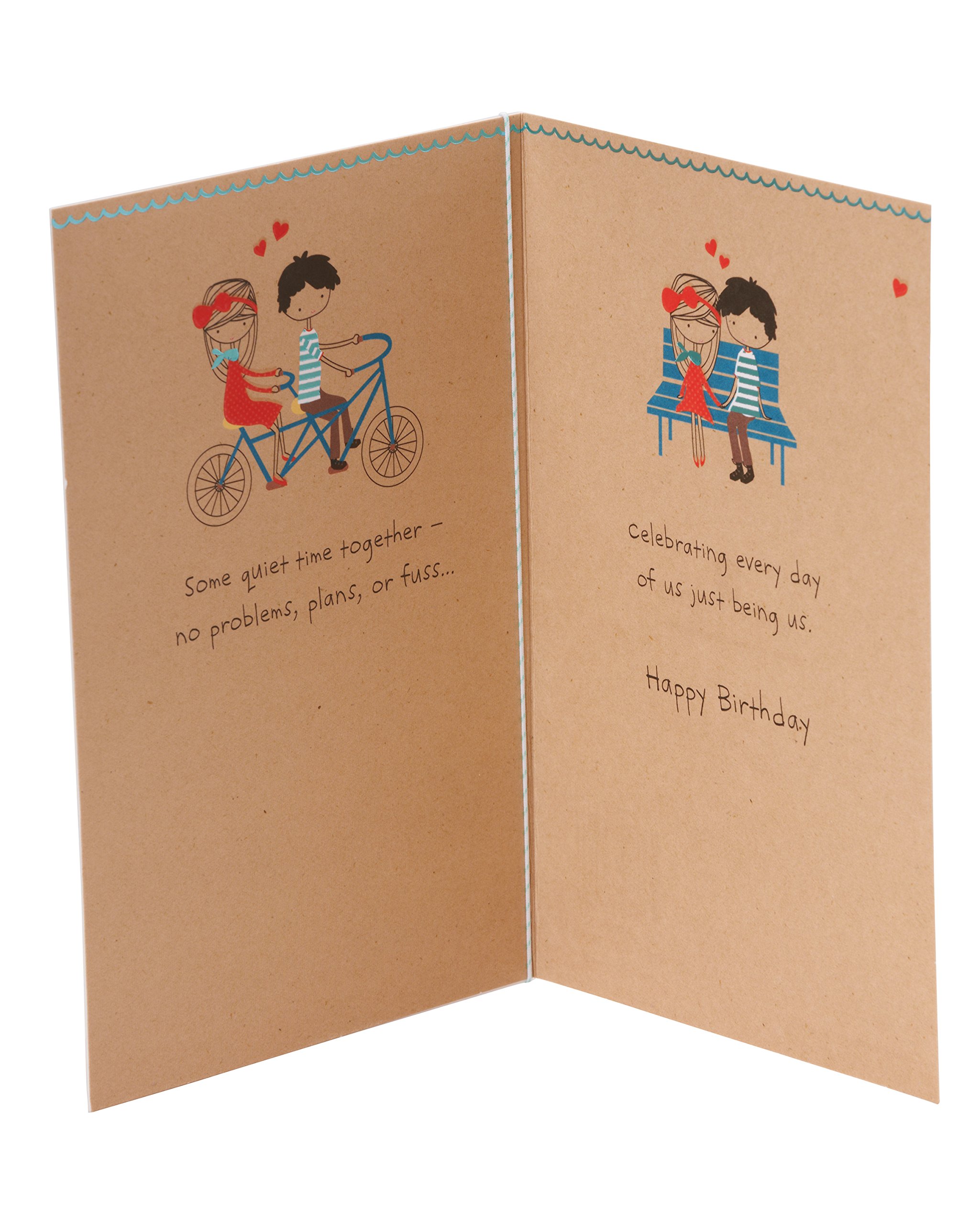American Greetings Romantic Birthday Card (Being Us) - Image 3