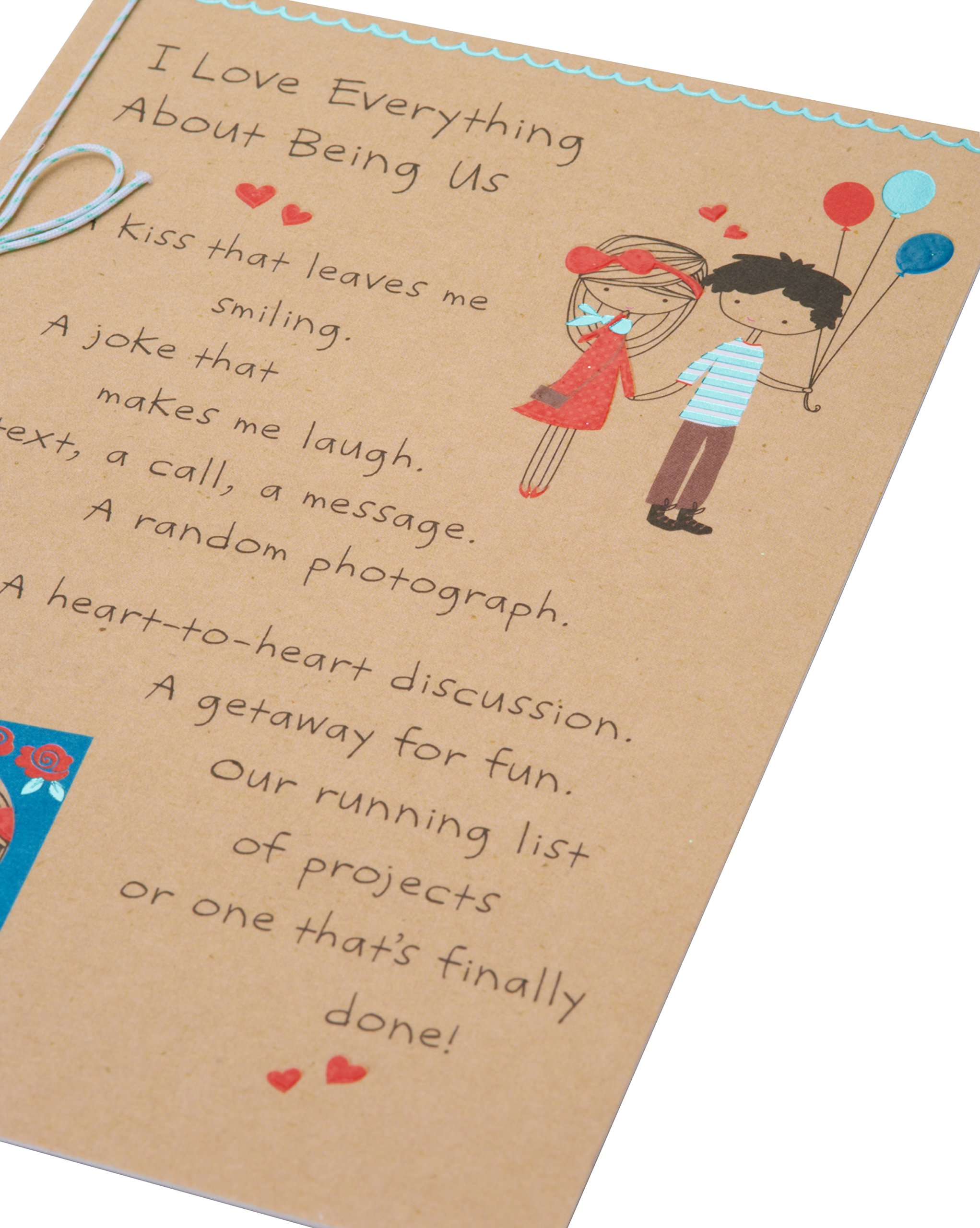 American Greetings Romantic Birthday Card (Being Us) - Image 6