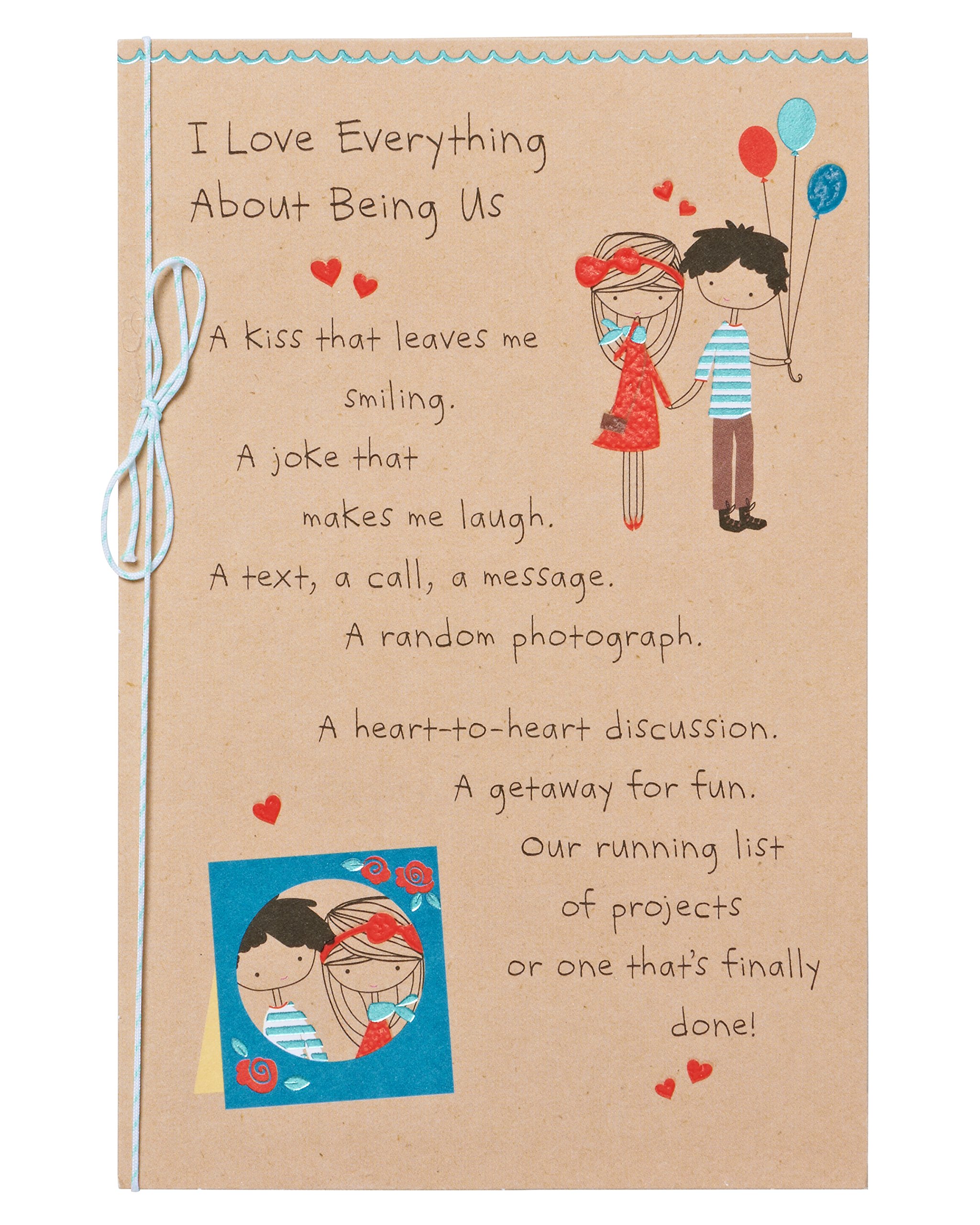 American Greetings Romantic Birthday Card (Being Us) - Image 7