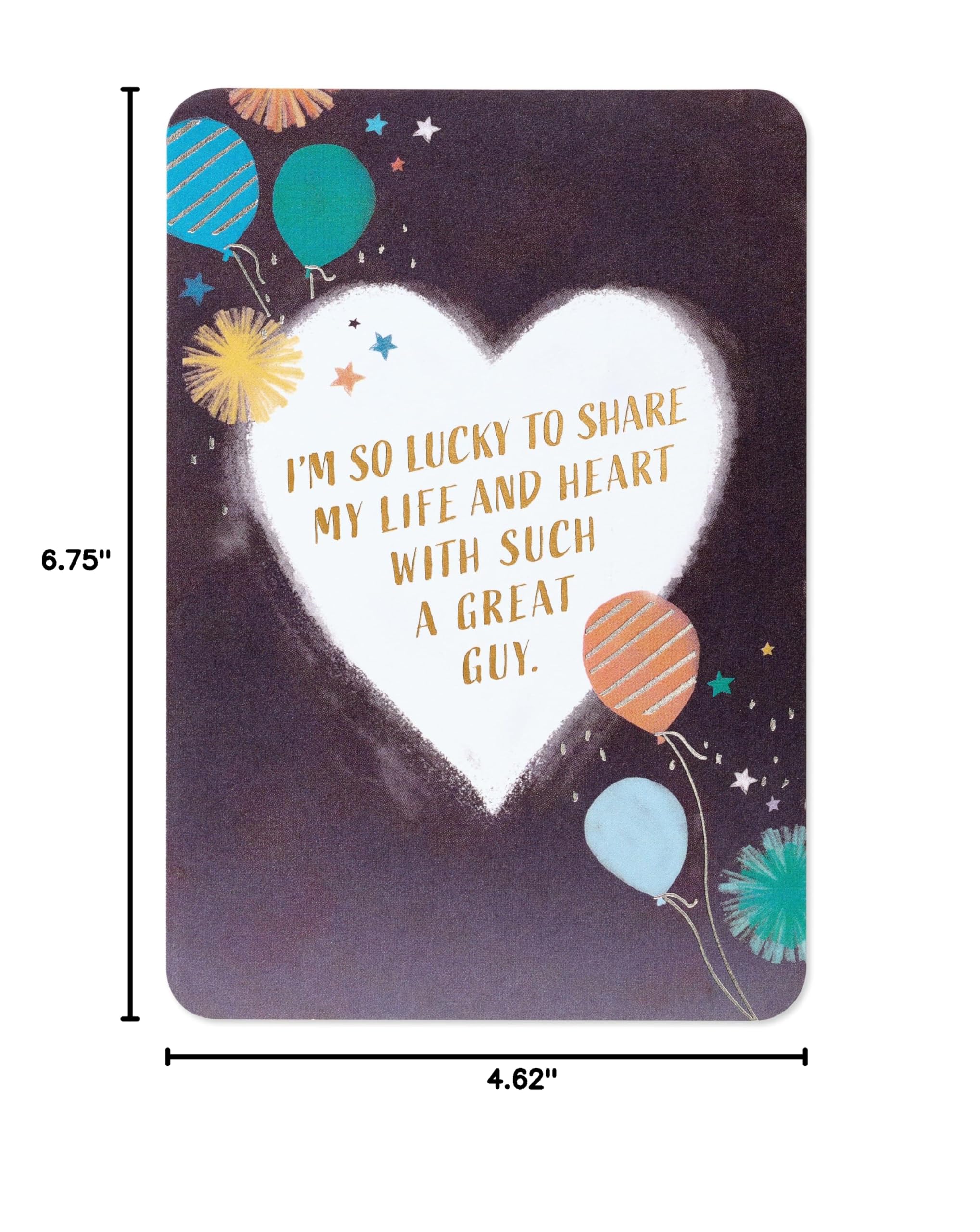 American Greetings Romantic Birthday Card for Him (So Beautiful) - Image 6