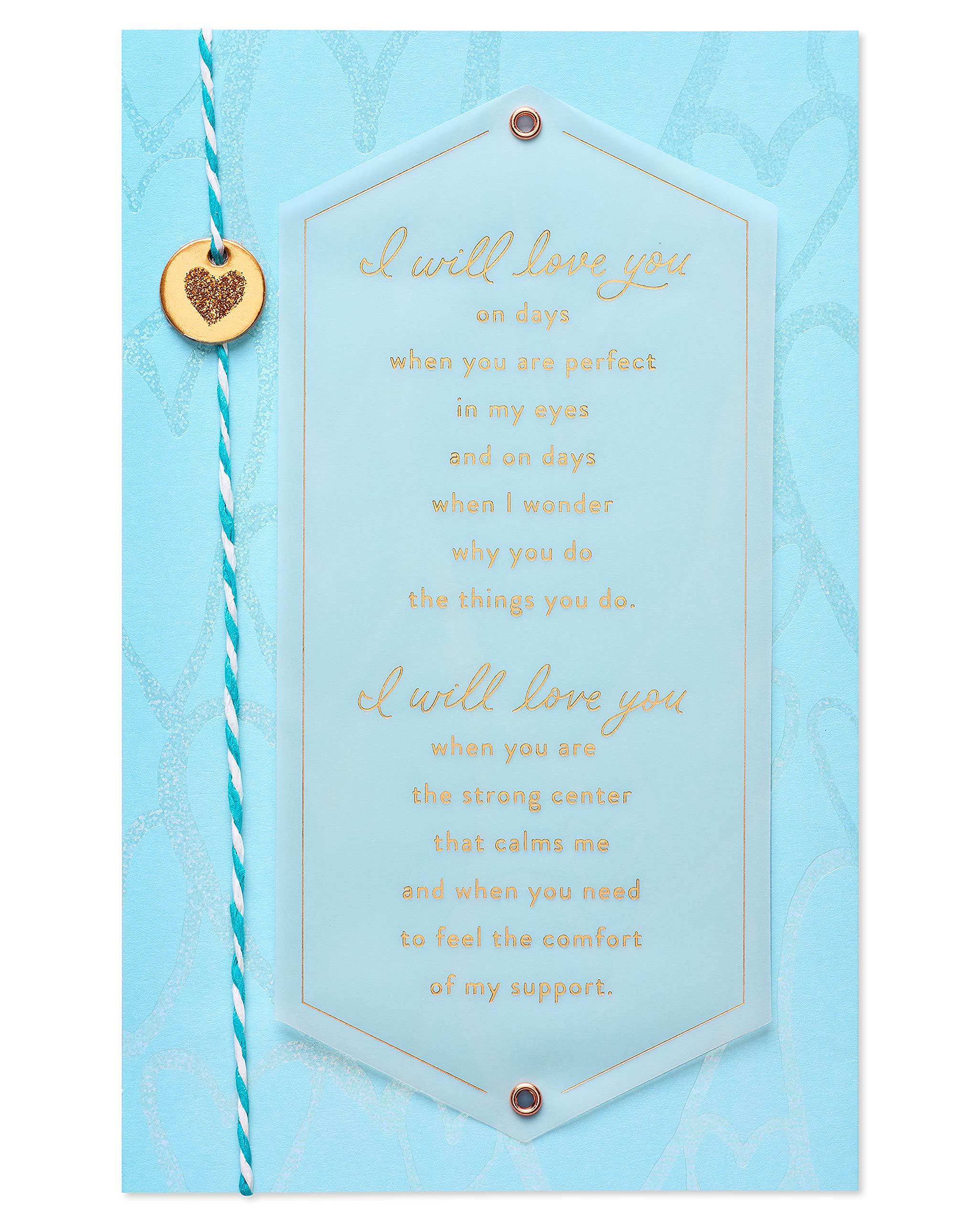 American Greetings Romantic Birthday Card (I Will Love You) - Image 5