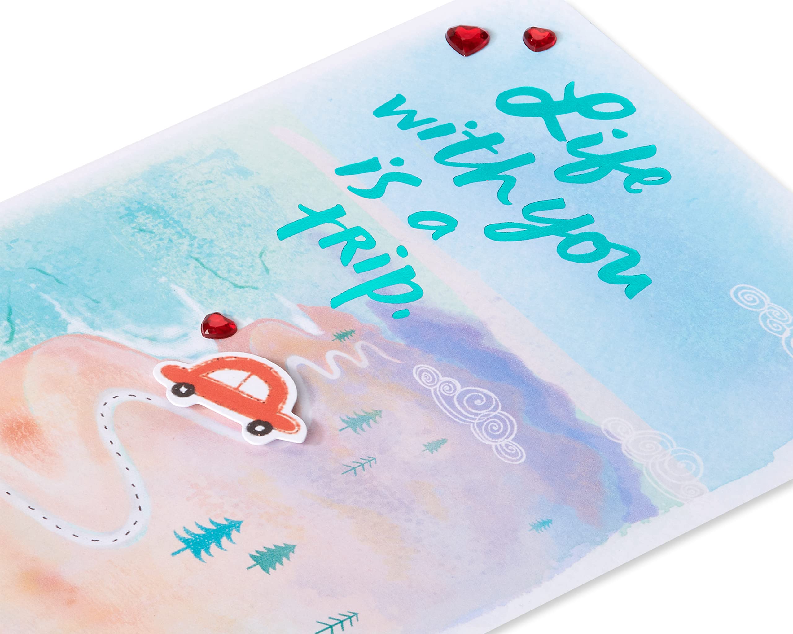 American Greetings Romantic Birthday Card (Life With You) - Image 6