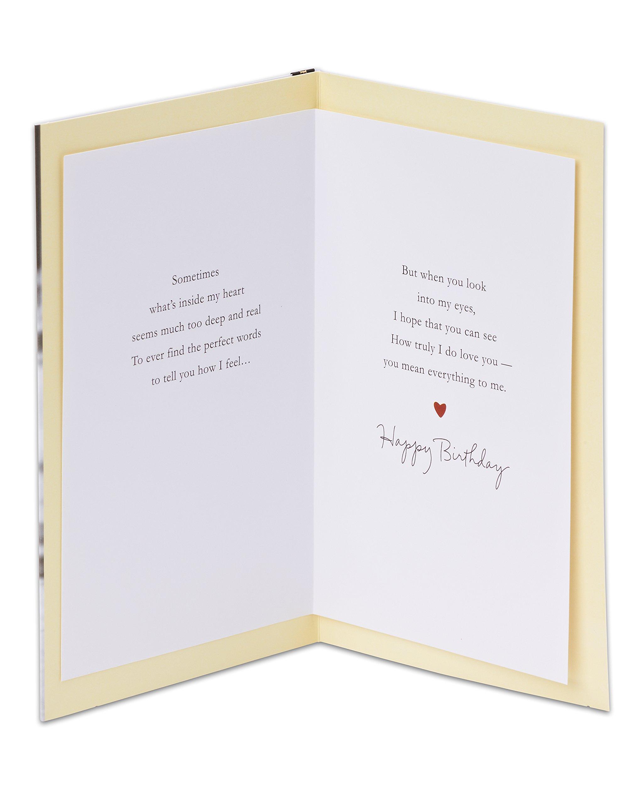 American Greetings Romantic Birthday Card (Love Being with You) - Image 2