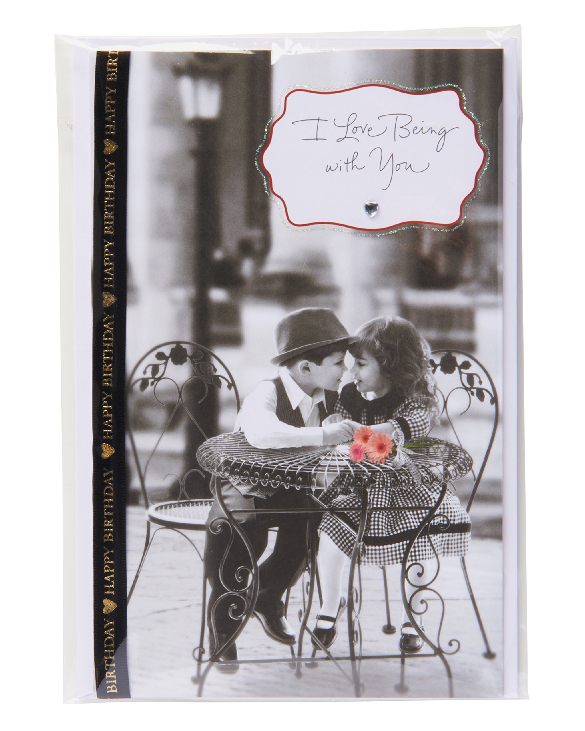 American Greetings Romantic Birthday Card (Love Being with You) - Image 3