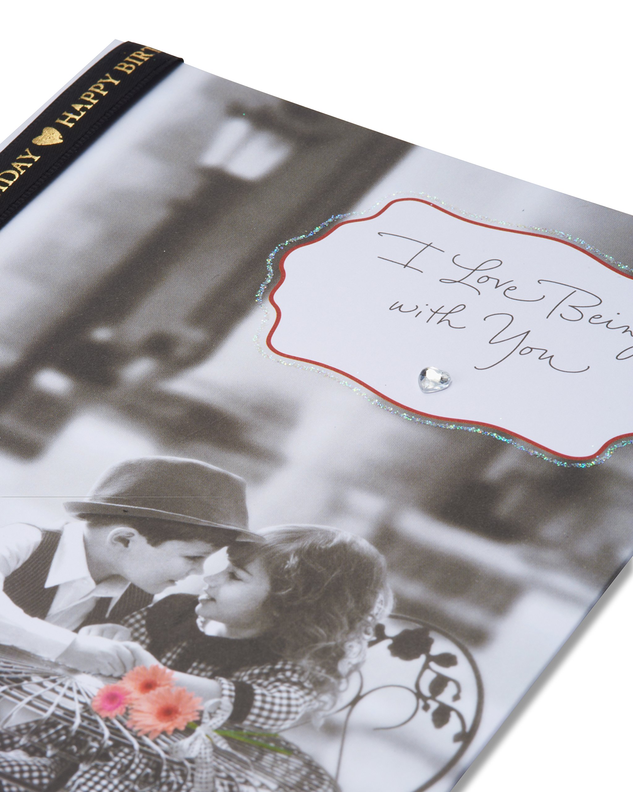 American Greetings Romantic Birthday Card (Love Being with You) - Image 4