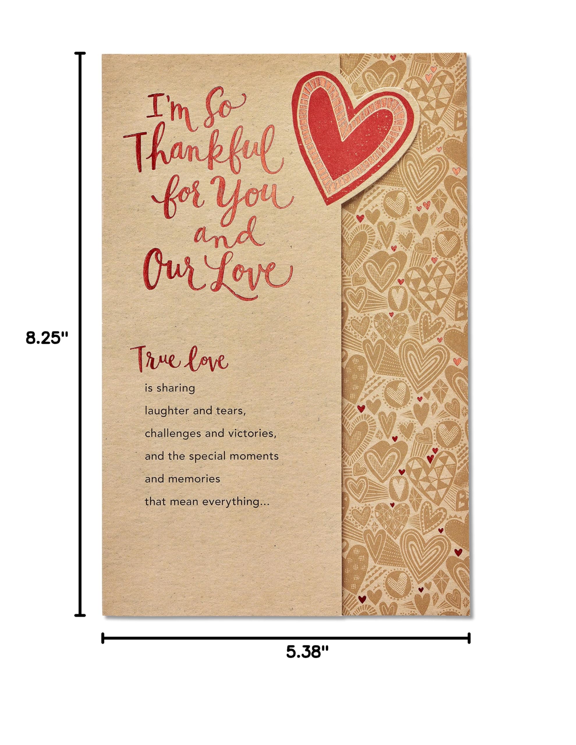American Greetings Romantic Card (True Love) - Image 6