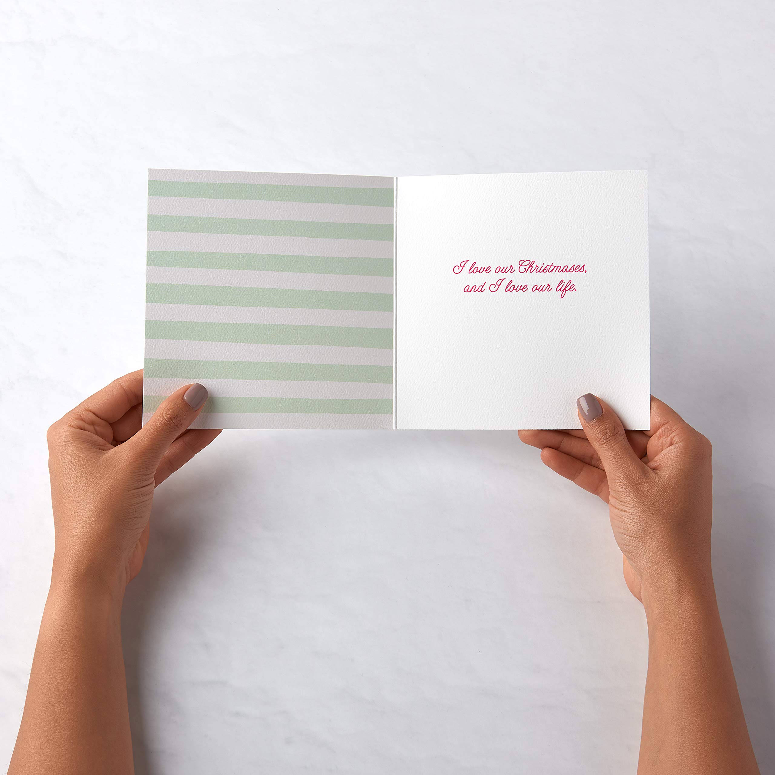 American Greetings Romantic Christmas Card (Love Our Life) - Image 2