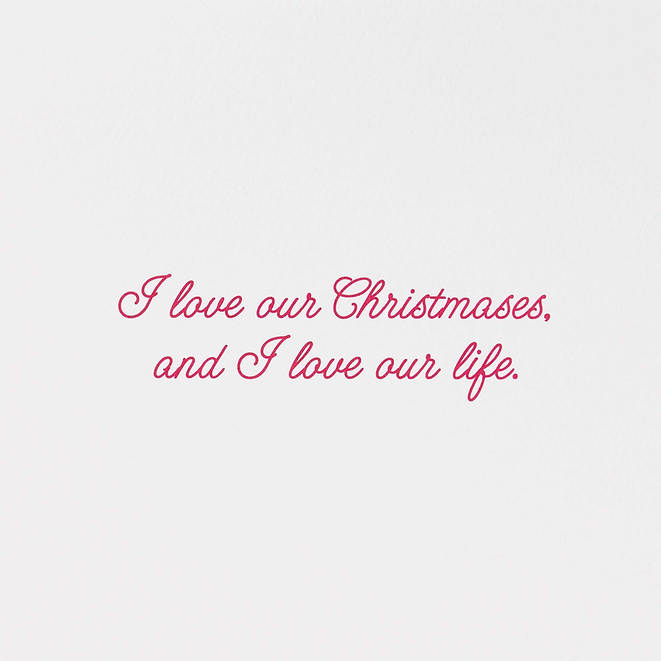 American Greetings Romantic Christmas Card (Love Our Life) - Image 3