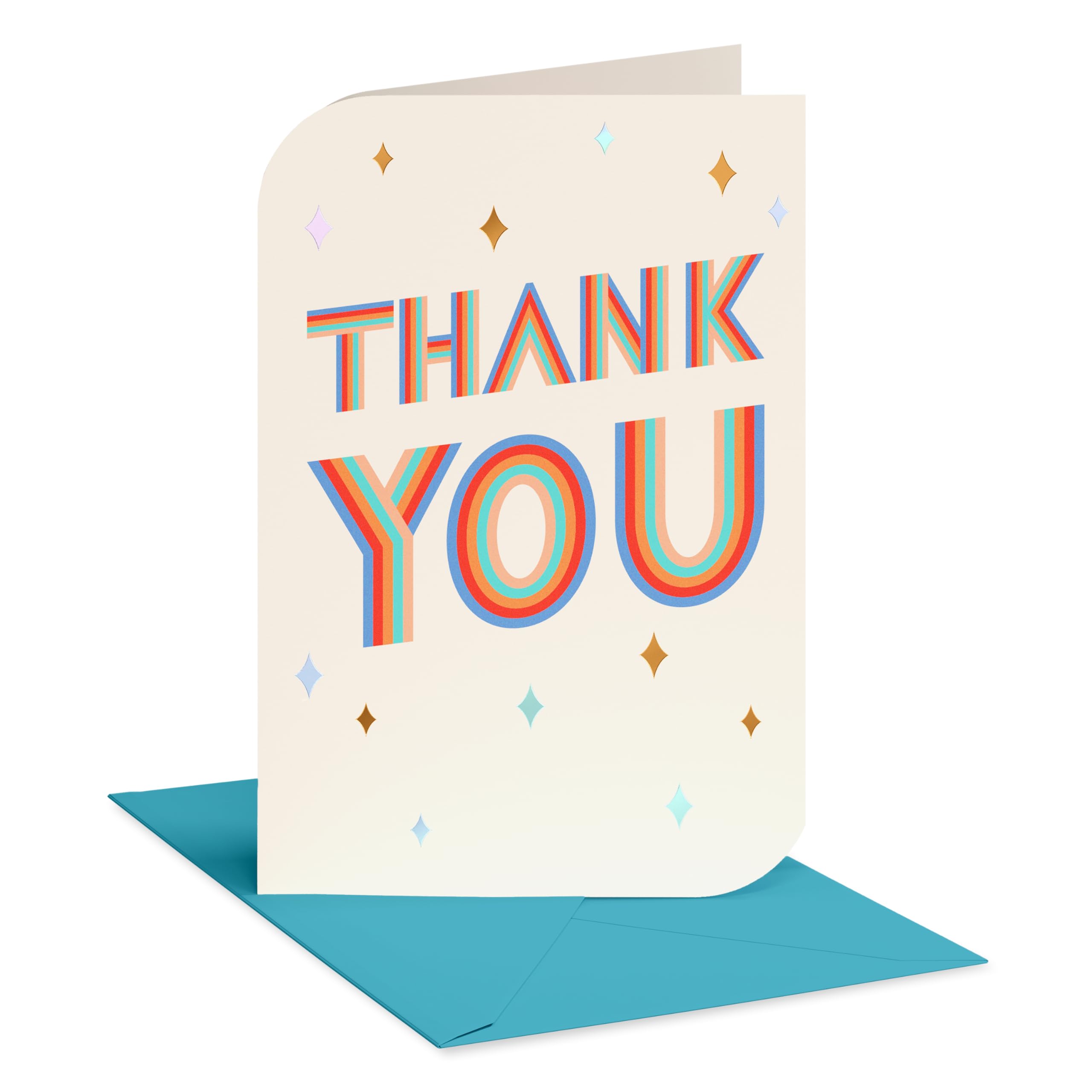 American Greetings Simple Thank You Card, Appreciation Card for Teacher, Boss, or Coworker (Best Possible Way)