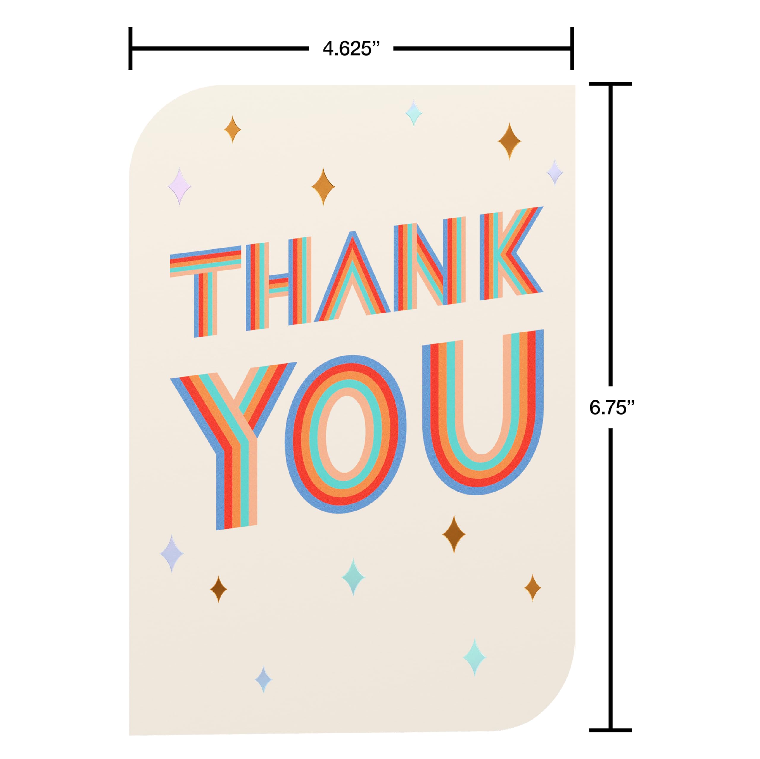 American Greetings Simple Thank You Card, Appreciation Card for Teacher, Boss, or Coworker (Best Possible Way) - Image 5