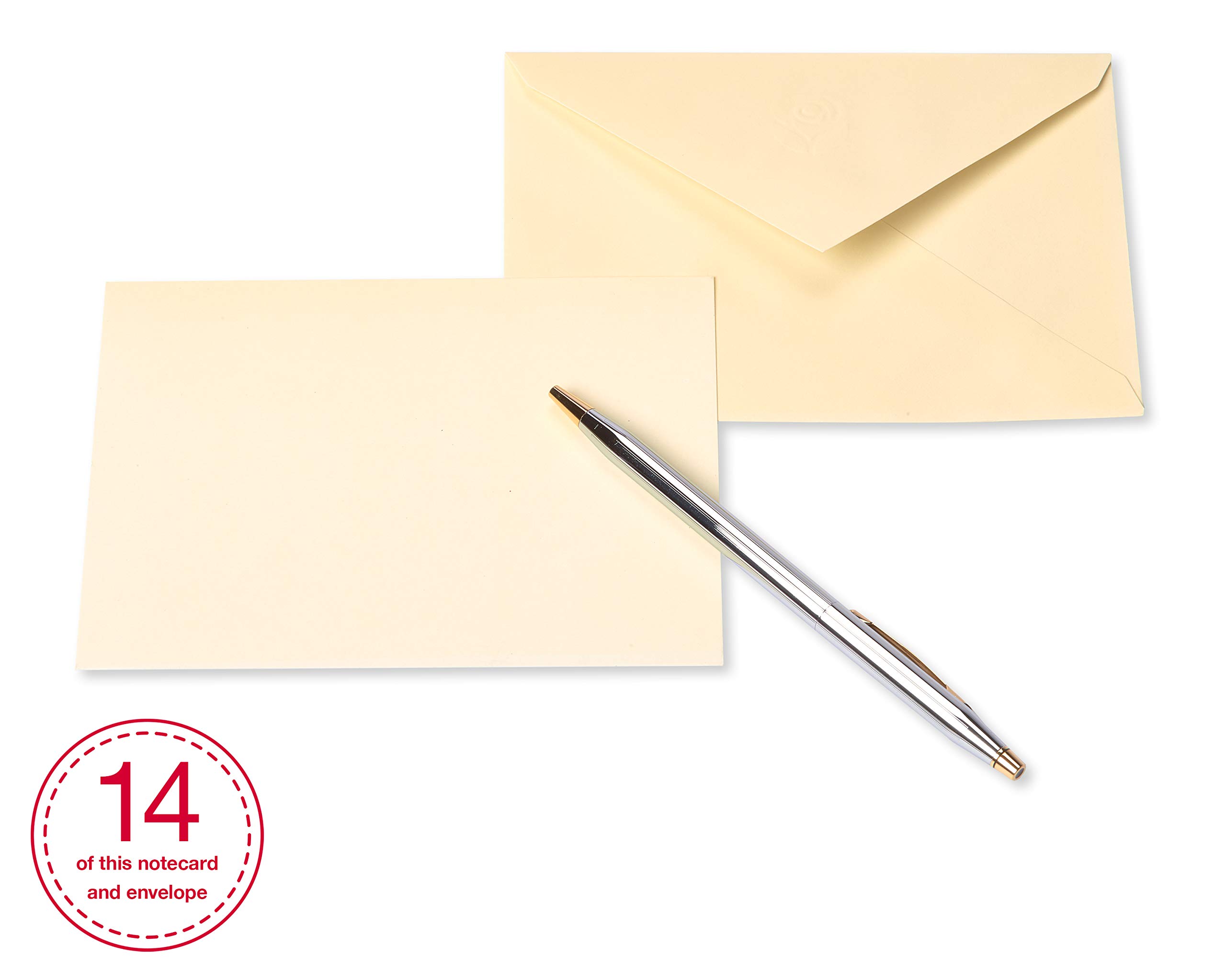 American Greetings Single Panel Blank Cards Bulk with Envelopes, Pastel Colors (100-Count) - Image 3