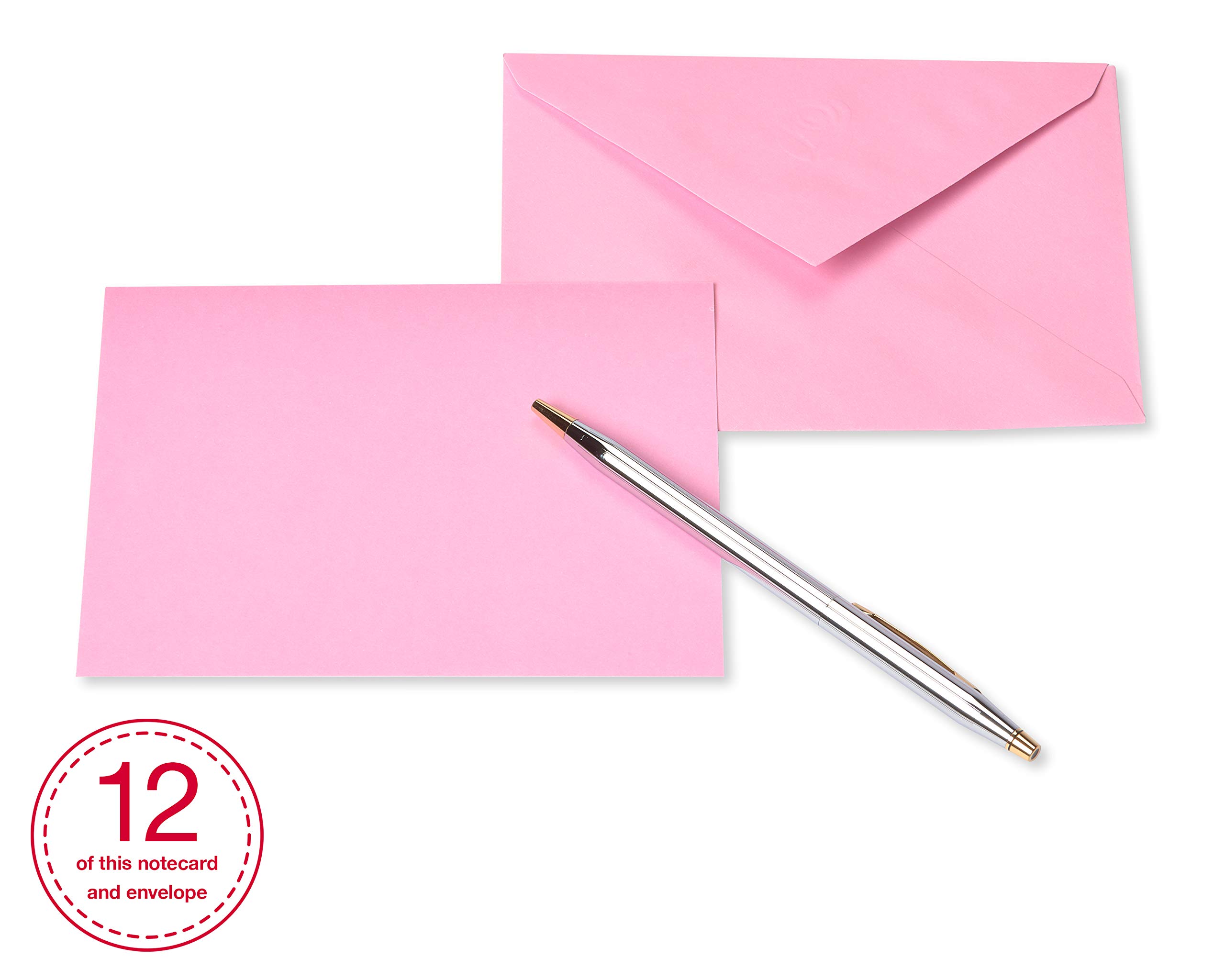 American Greetings Single Panel Blank Cards Bulk with Envelopes, Pastel Colors (100-Count) - Image 4