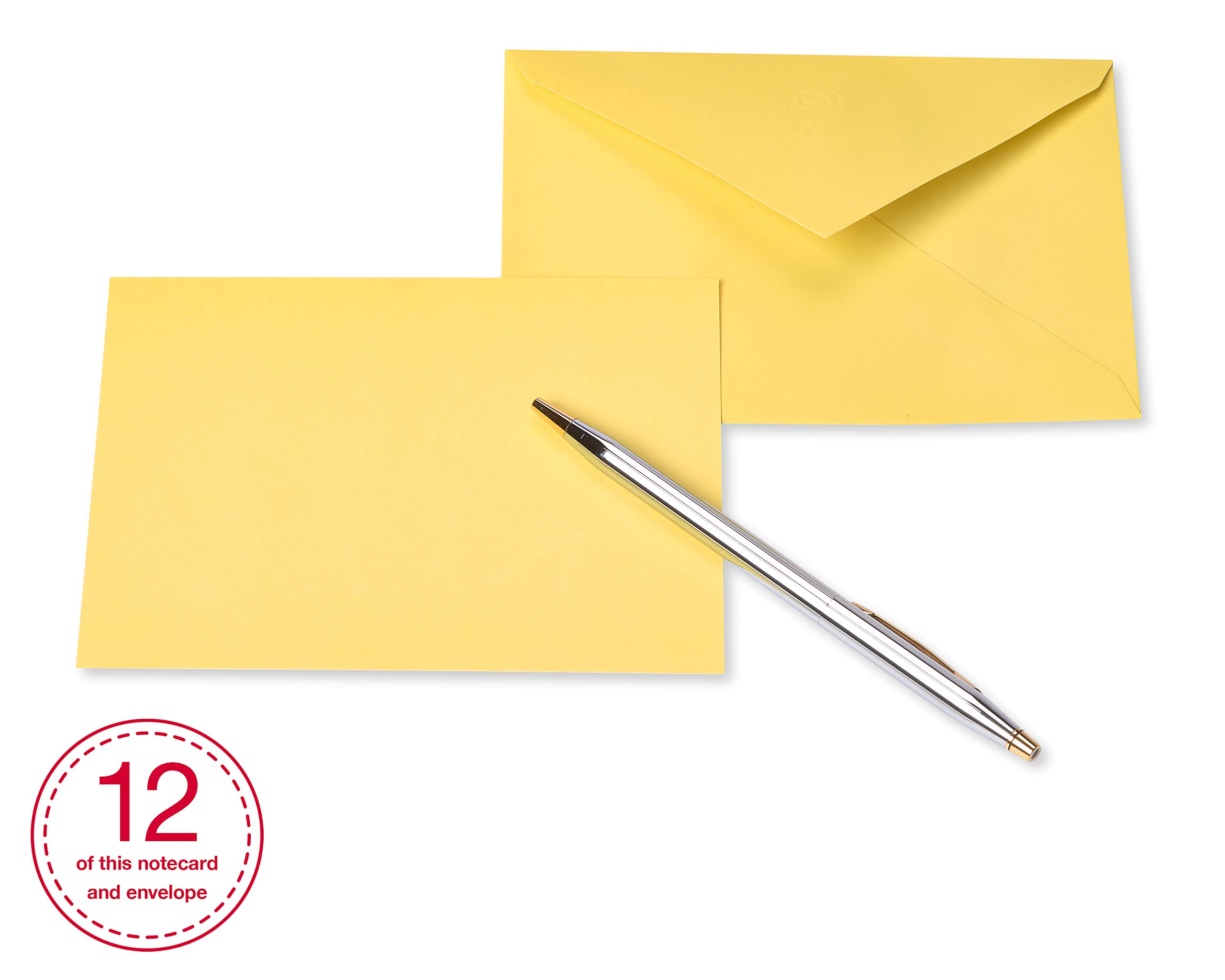 American Greetings Single Panel Blank Cards Bulk with Envelopes, Pastel Colors (100-Count) - Image 5