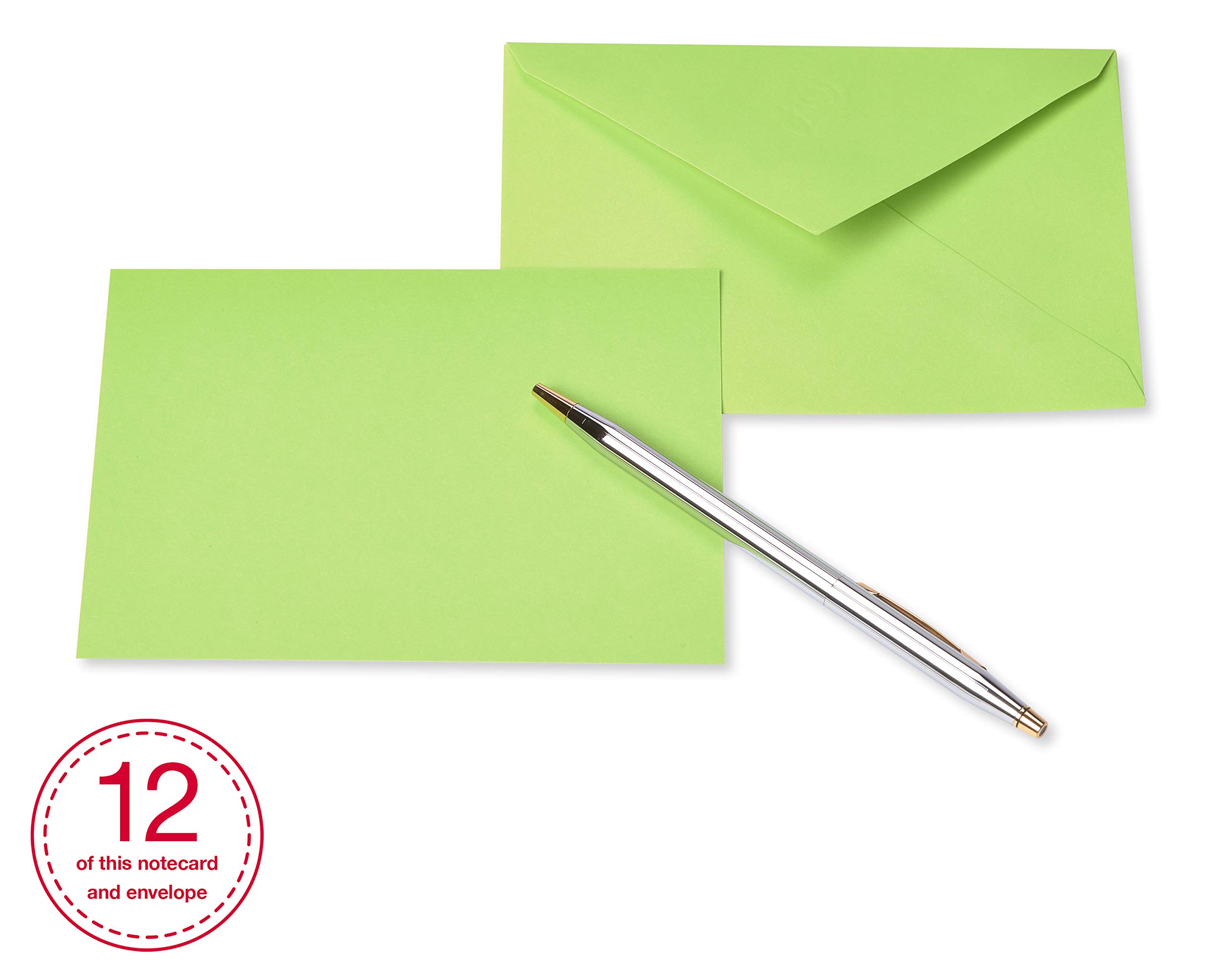 American Greetings Single Panel Blank Cards Bulk with Envelopes, Pastel Colors (100-Count) - Image 6