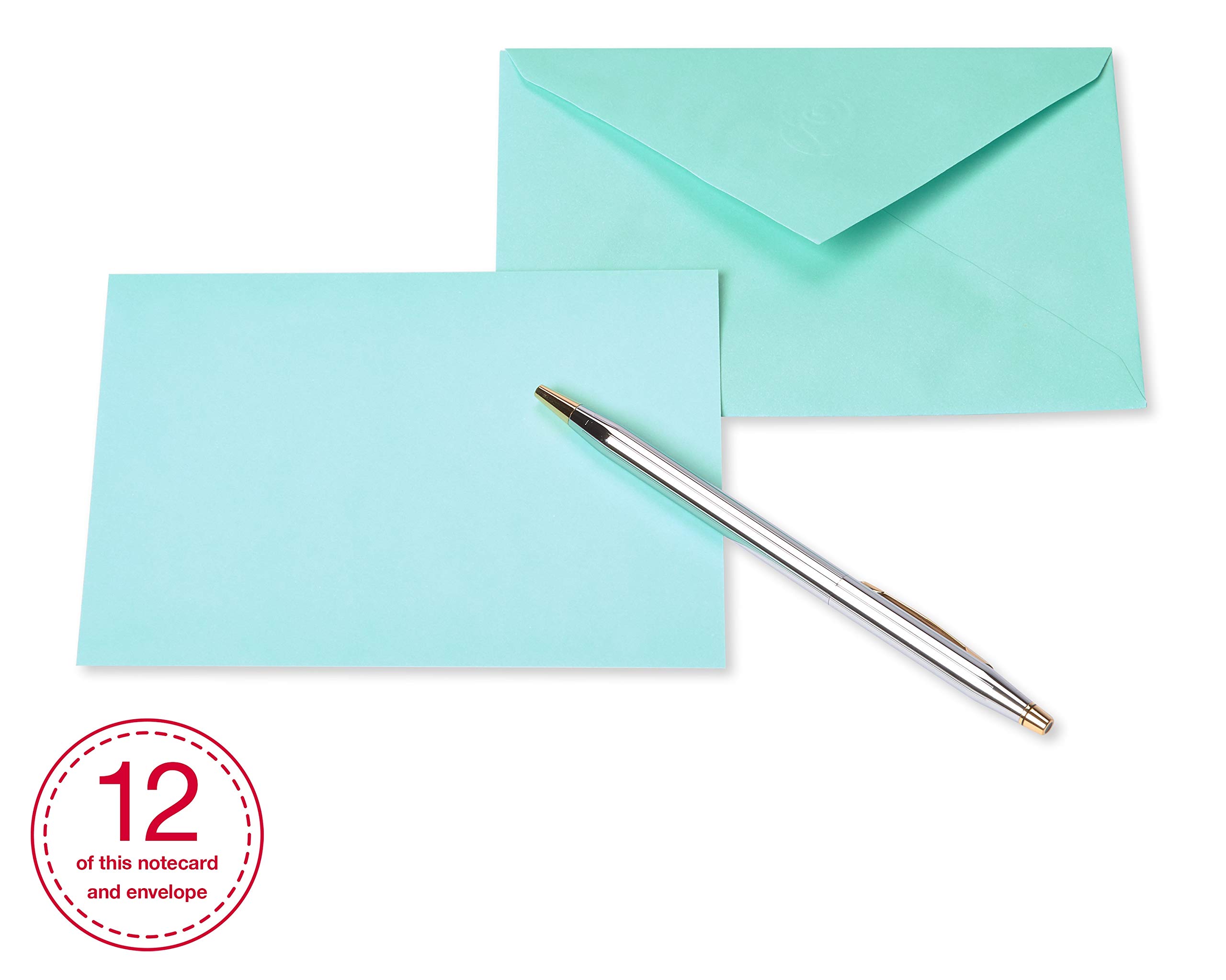 American Greetings Single Panel Blank Cards Bulk with Envelopes, Pastel Colors (100-Count) - Image 7