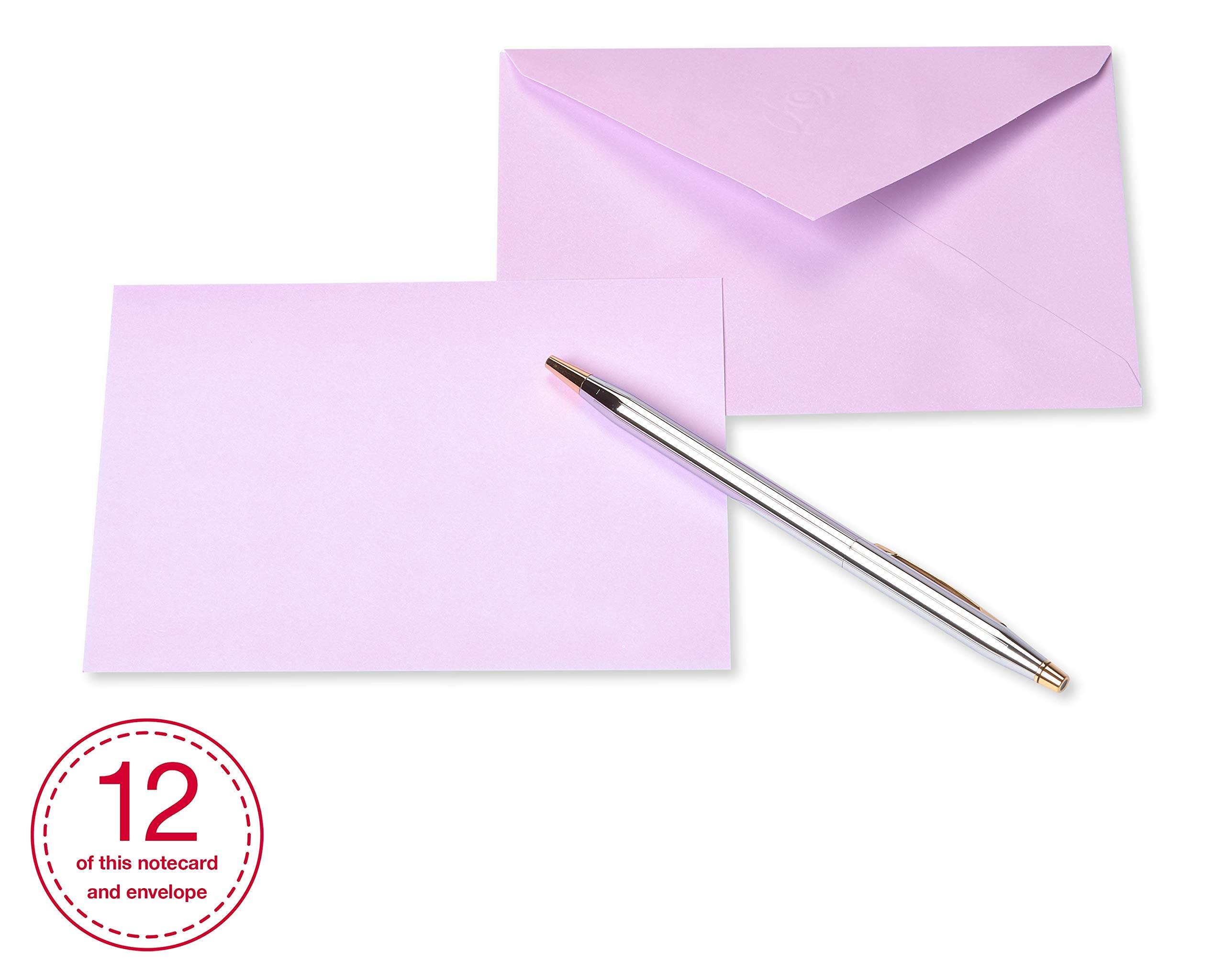 American Greetings Single Panel Blank Cards Bulk with Envelopes, Pastel Colors (100-Count) - Image 9